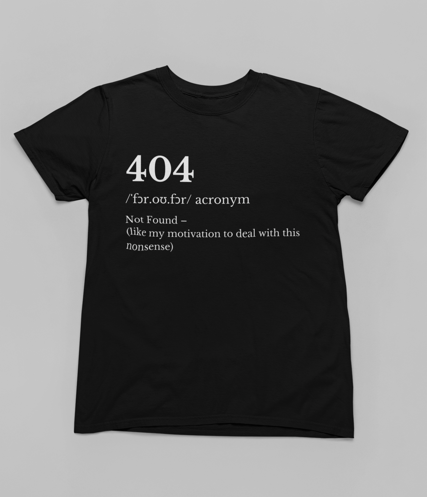 404 Error T-shirt