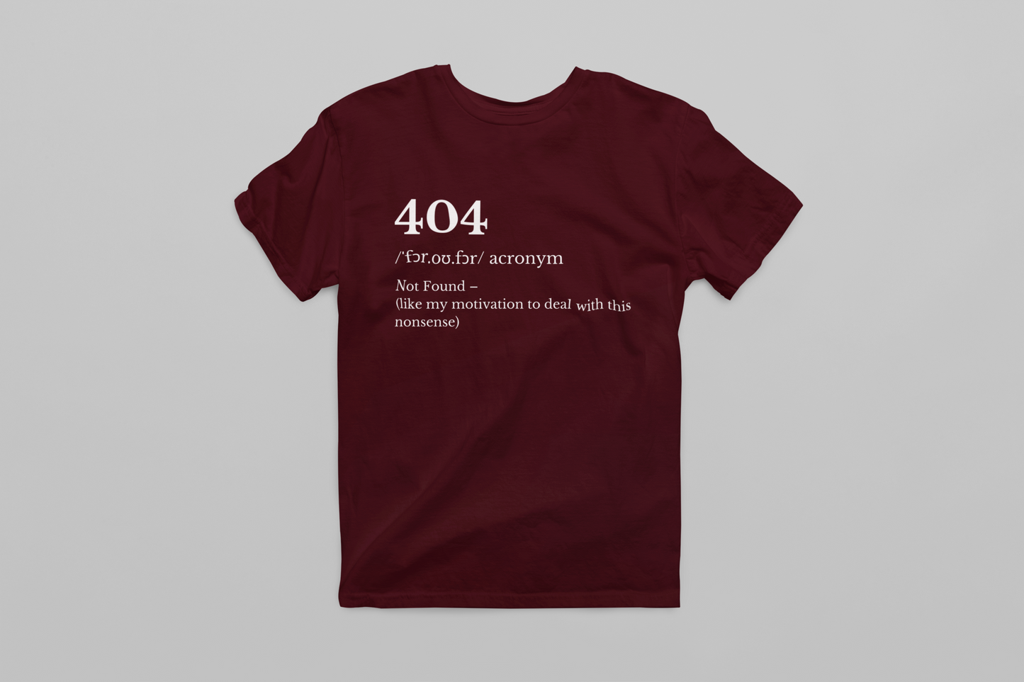 404 Error T-shirt