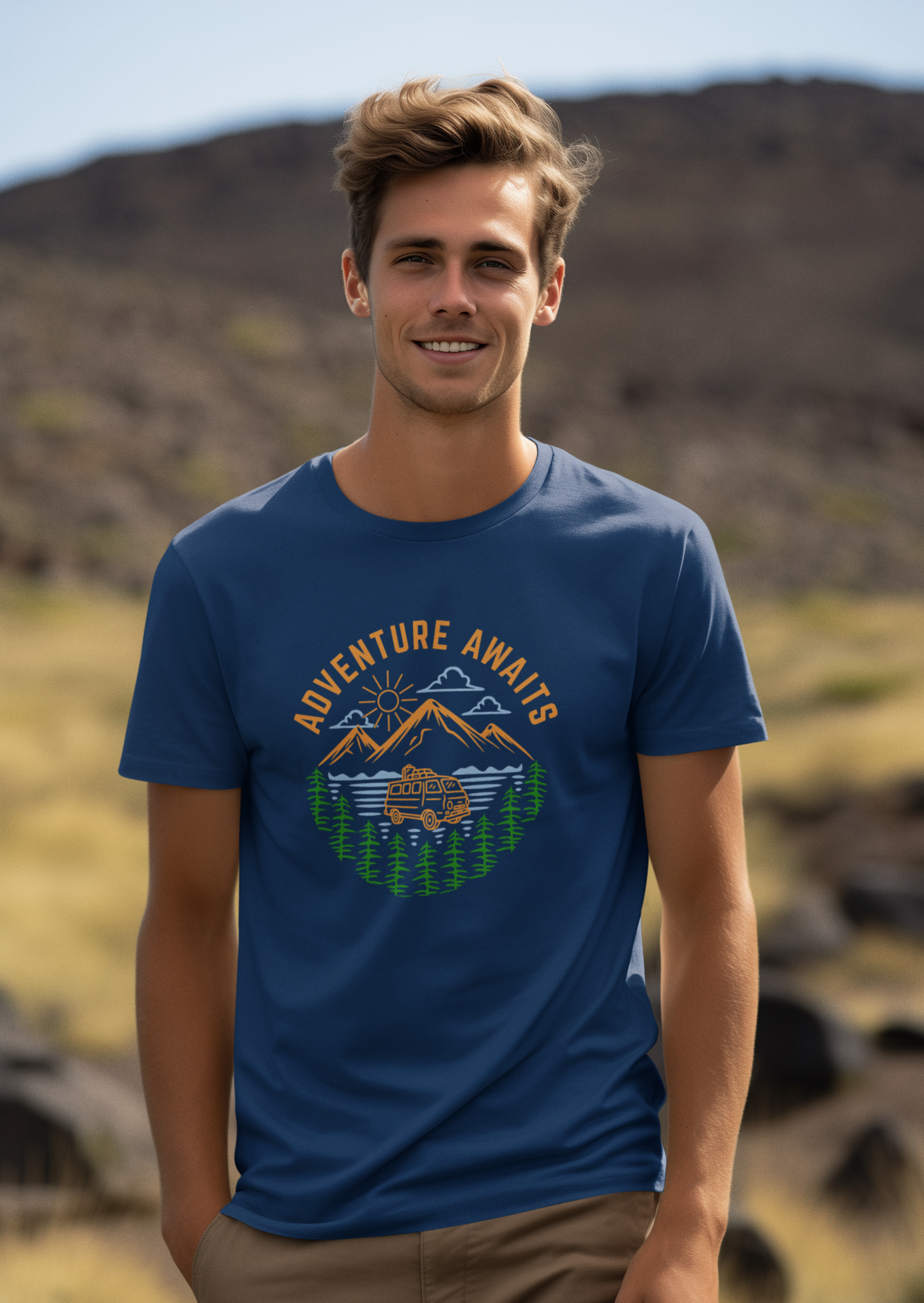 Adventure Awaits Men's T-shirt
