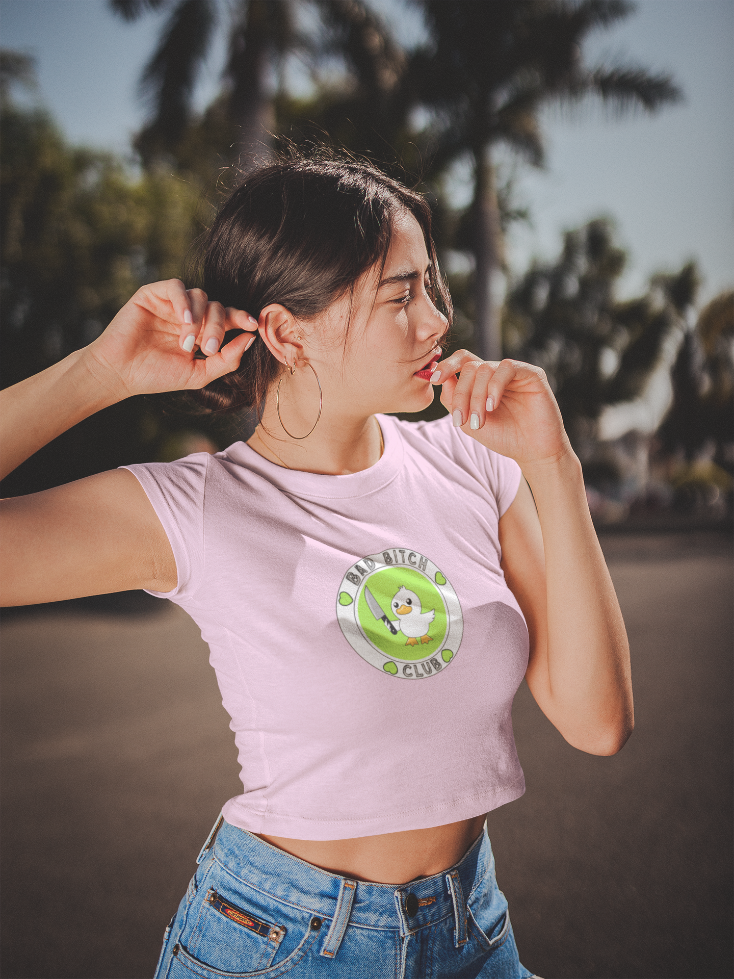Bad Bitch Club Crop T-shirt
