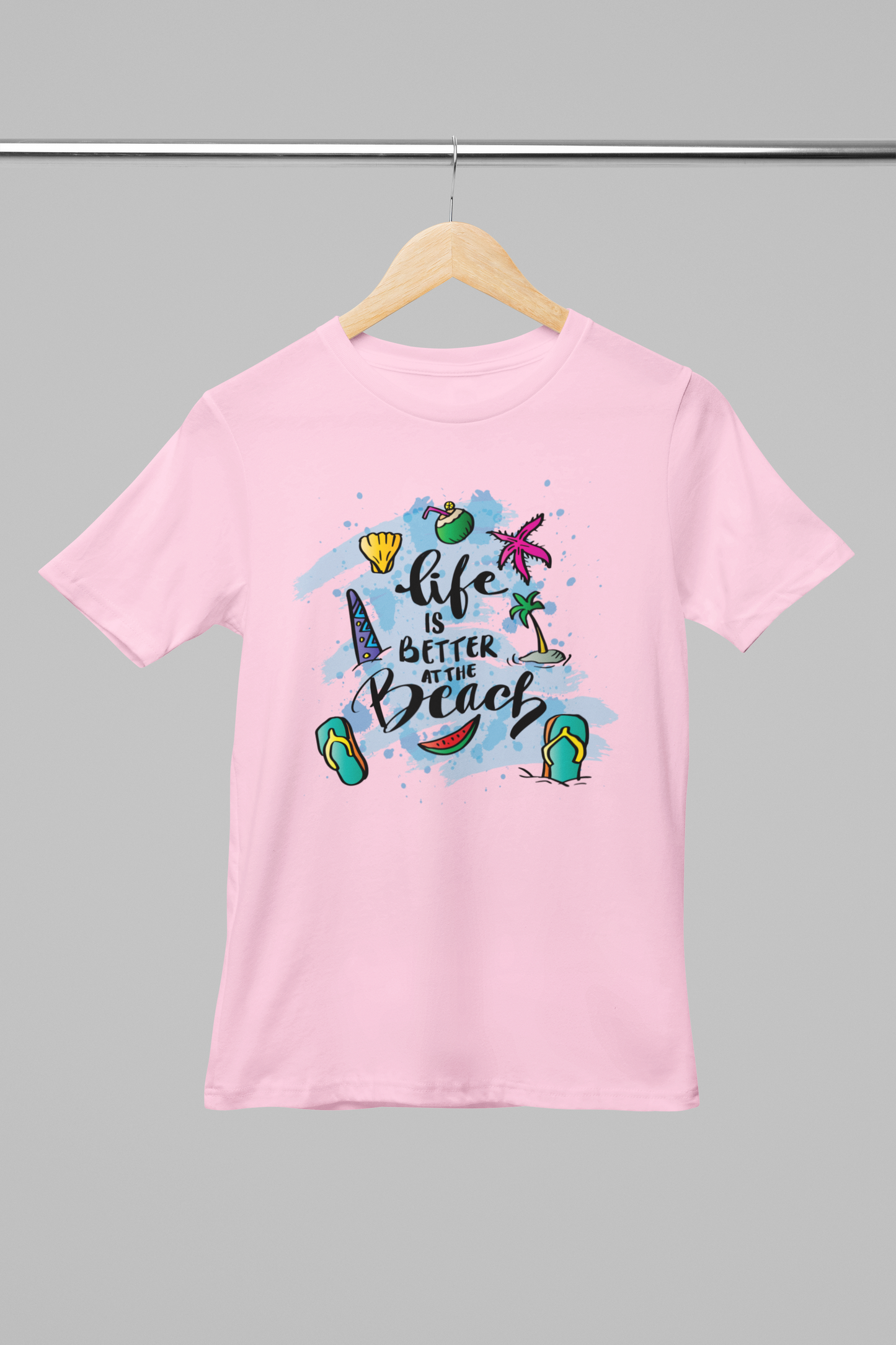 Life is better at Beach Girl's T-shirt