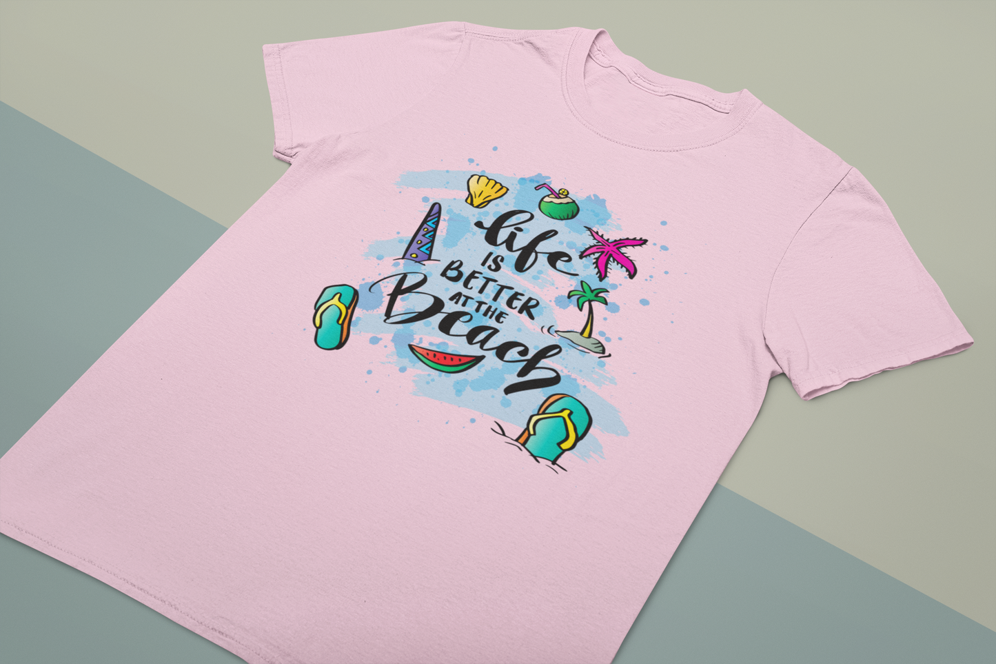 Life is better at Beach Girl's T-shirt