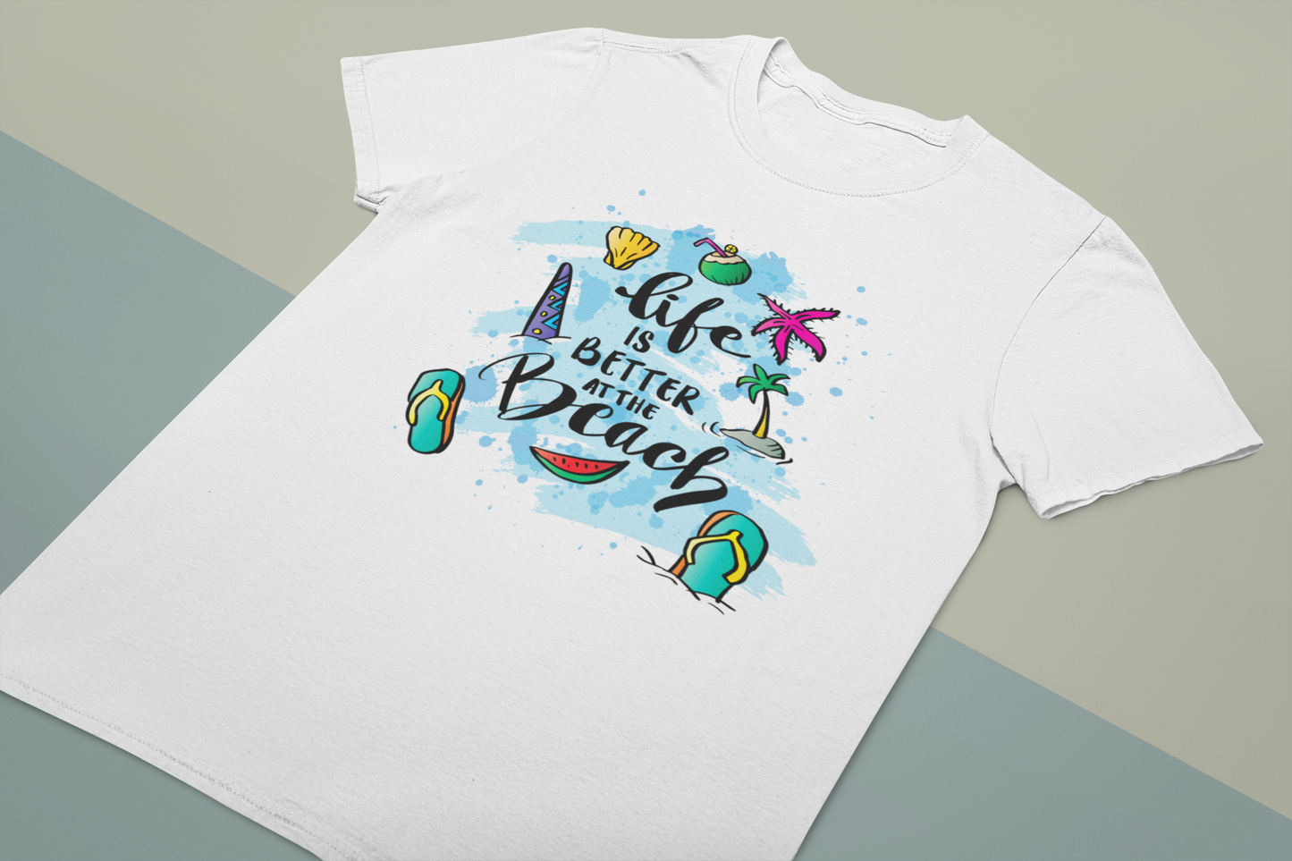 Life is better at Beach Girl's T-shirt