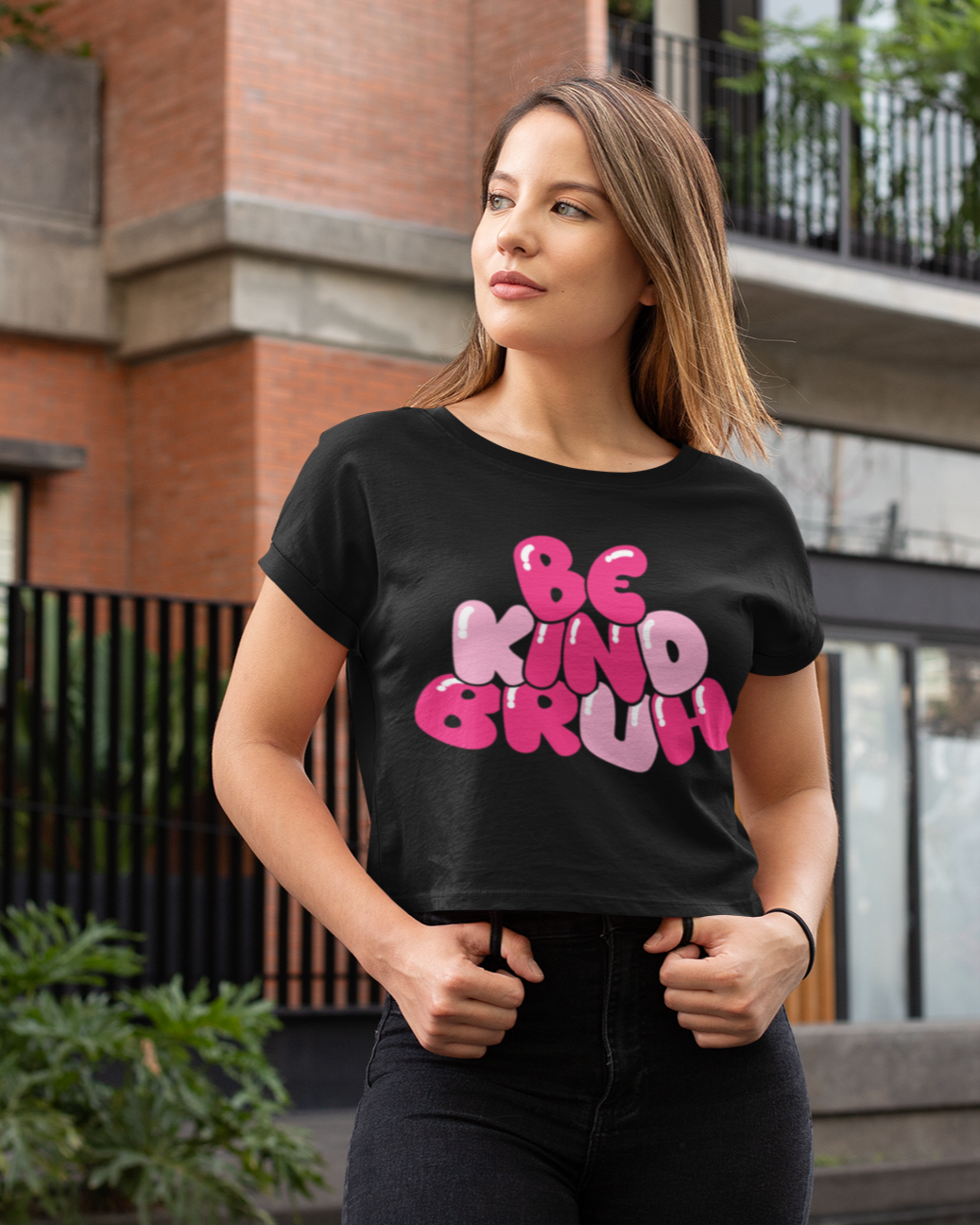 Be kind Crop T-shirt