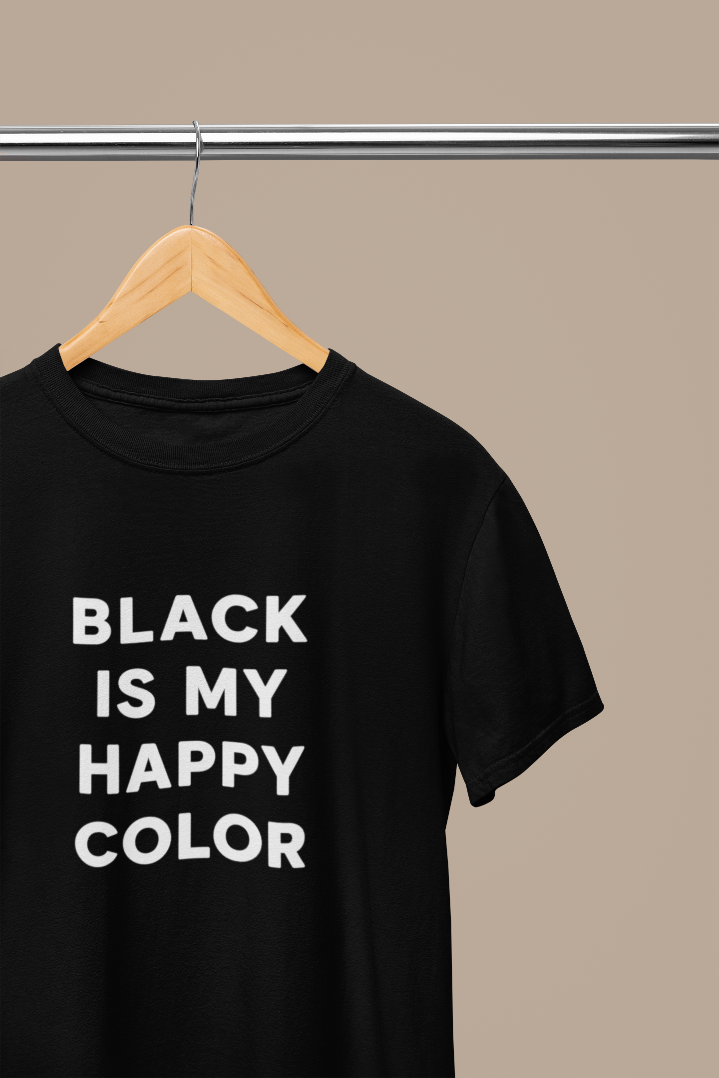 Black is my Happy Color T-shirt