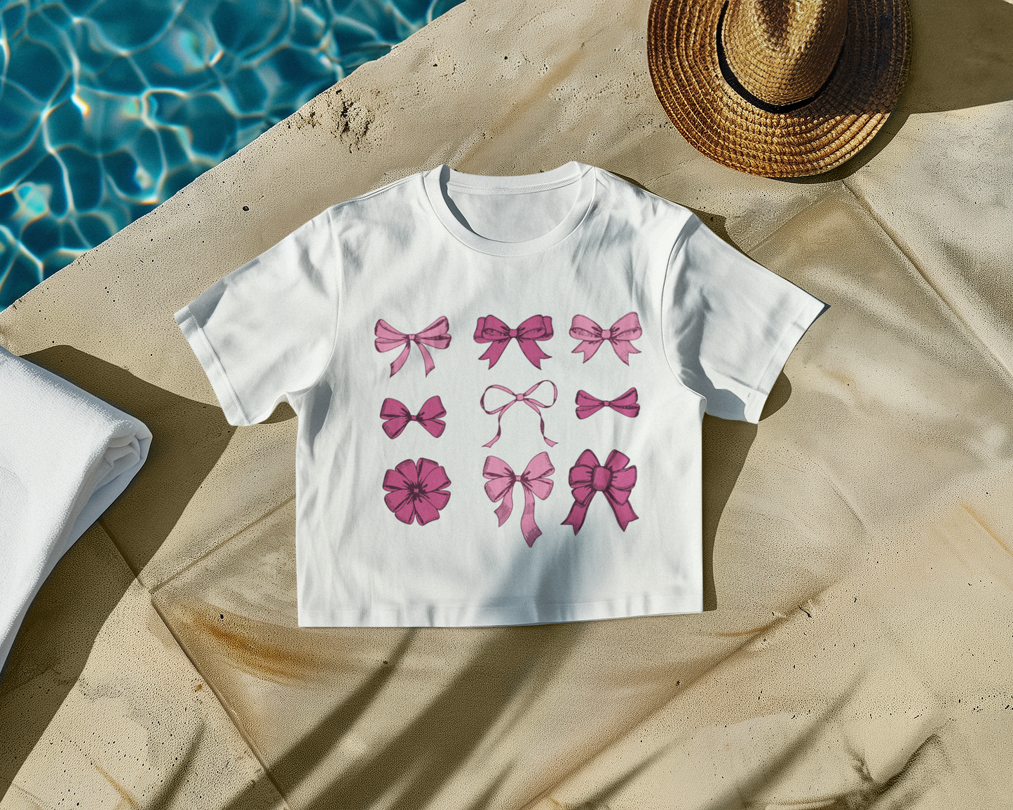 Coquette Bow Crop T-shirt