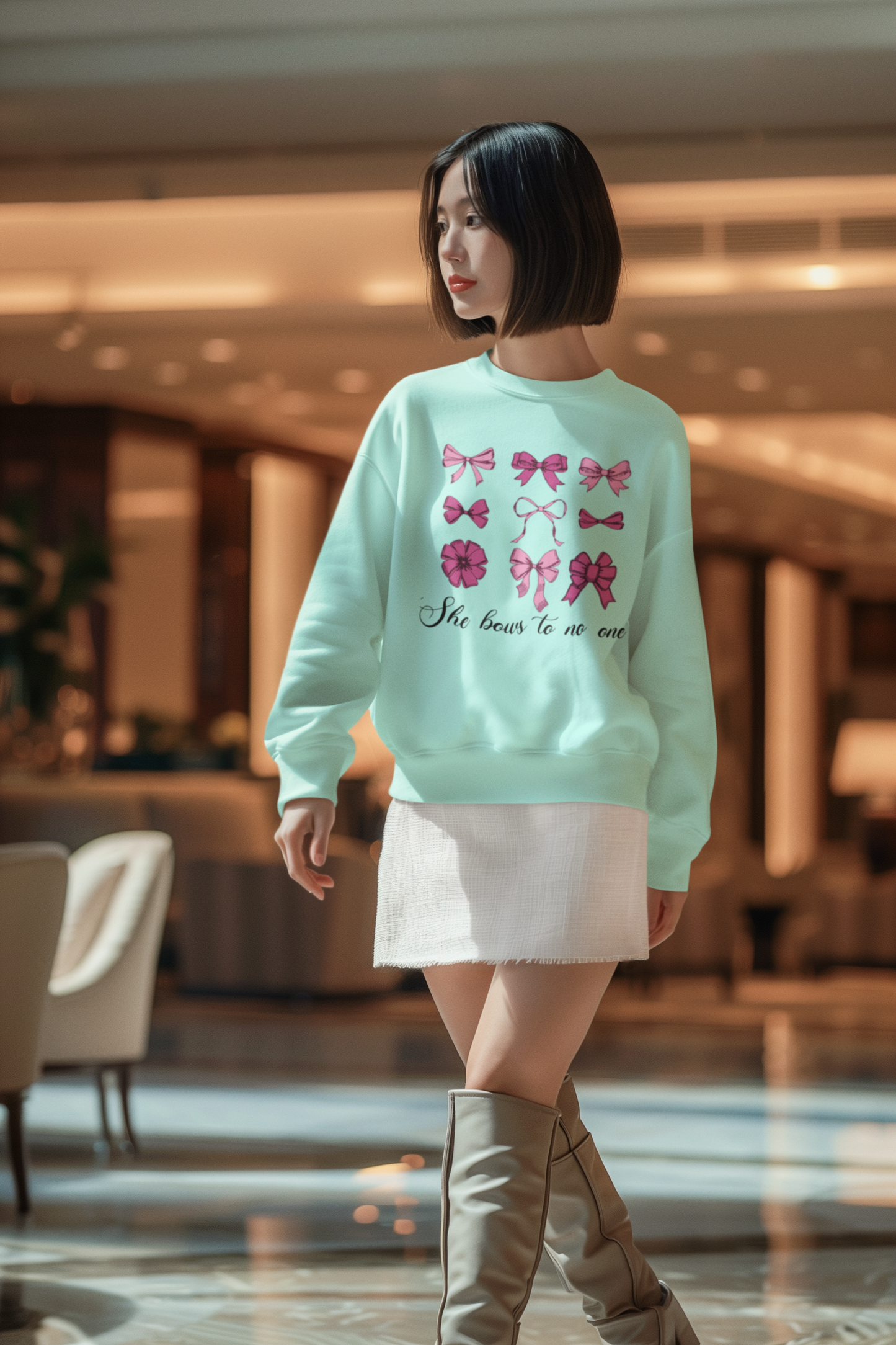 She Bows to no one Women's Sweatshirt