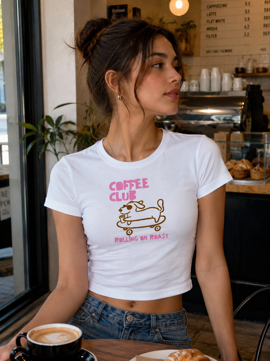 Coffee Club Baby Tee
