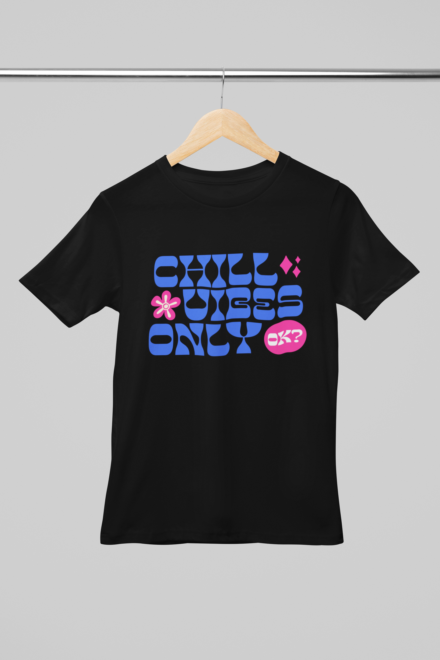 Chill Vibes Only OK Girl's T-shirt