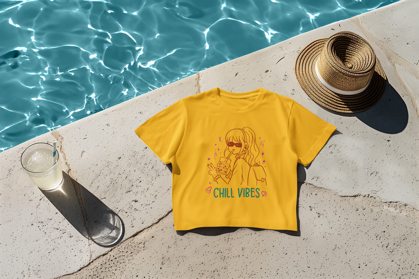 Chill vibes Crop T-shirt
