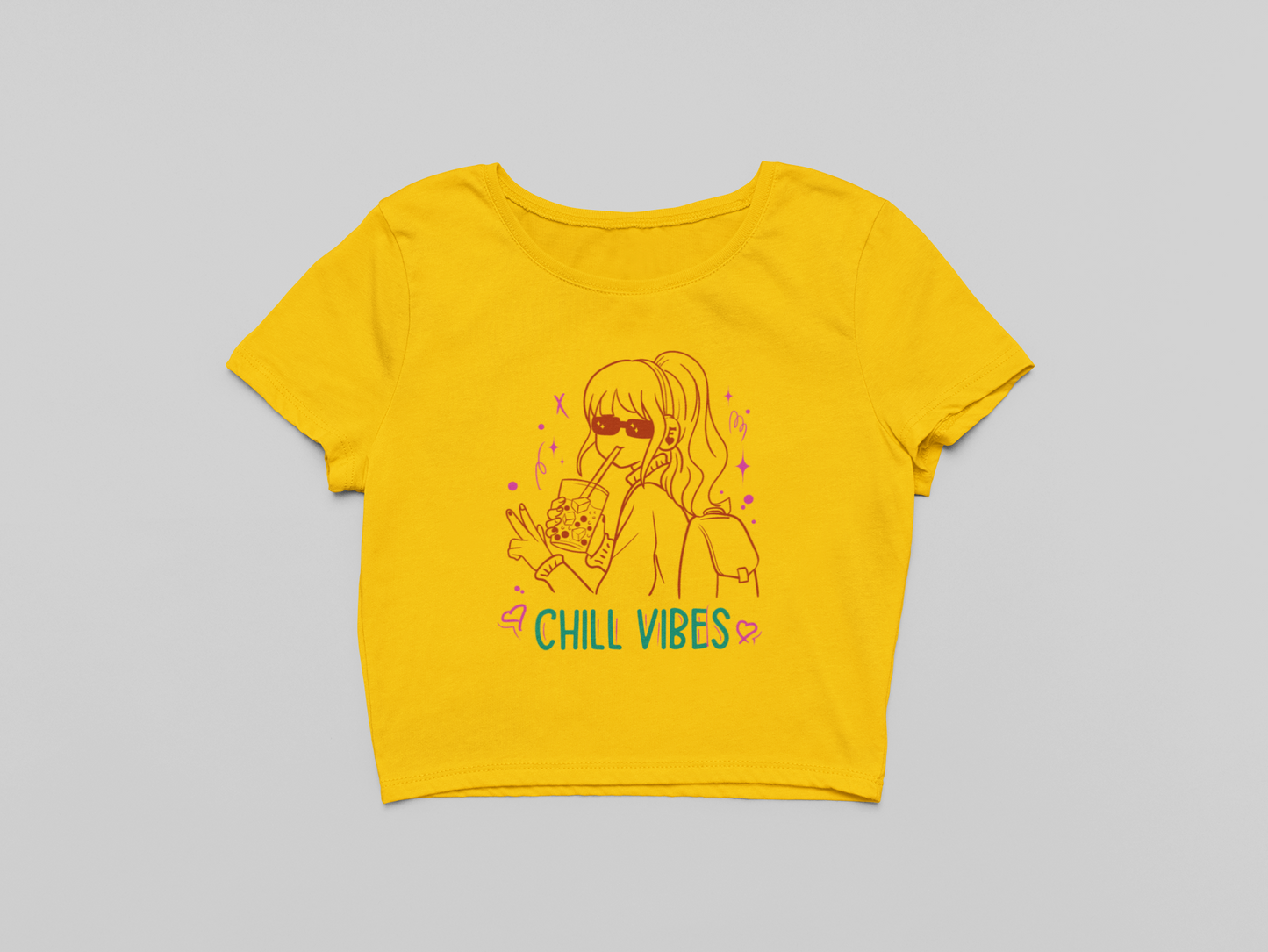 Chill vibes Crop T-shirt
