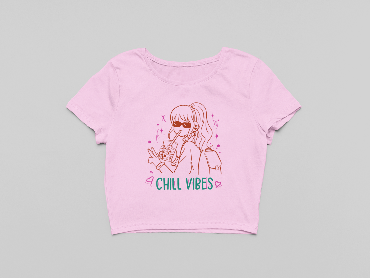 Chill vibes Crop T-shirt
