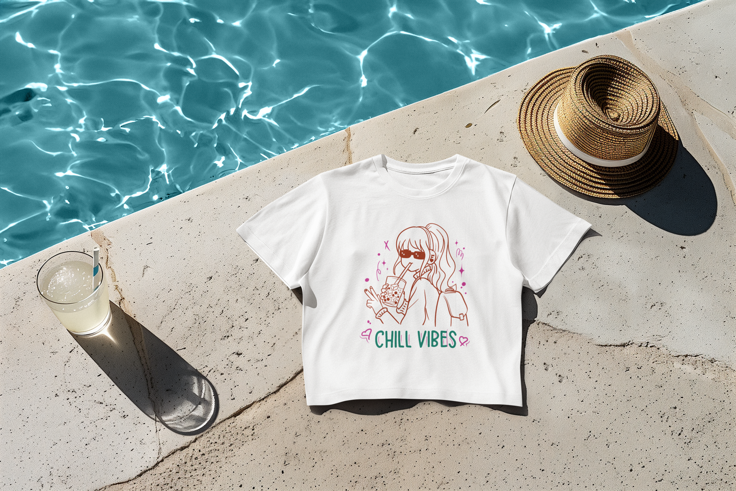 Chill vibes Crop T-shirt