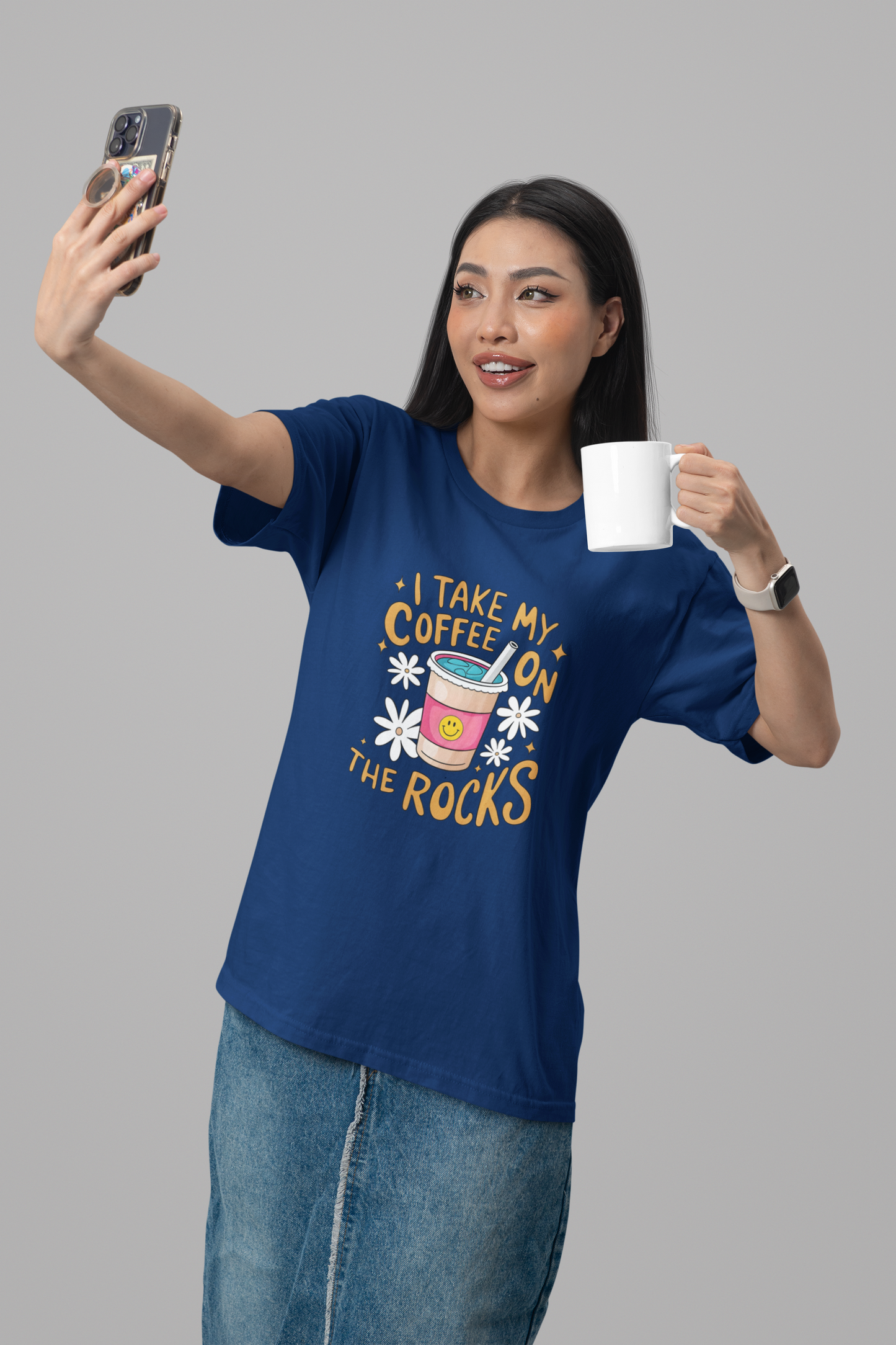 Coffee on the Rocks Women T-shirt