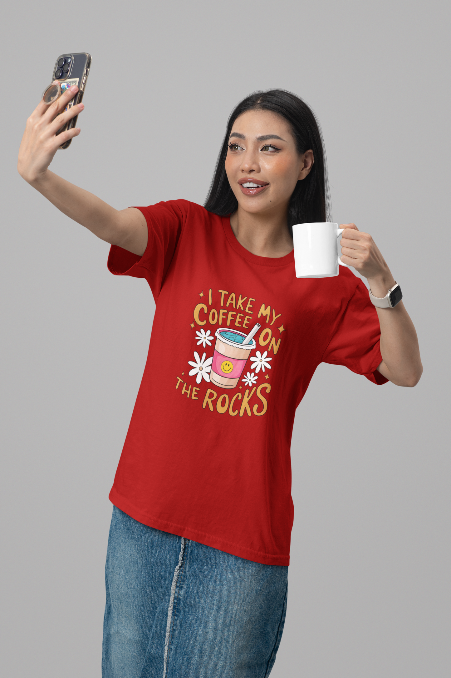 Coffee on the Rocks Women T-shirt