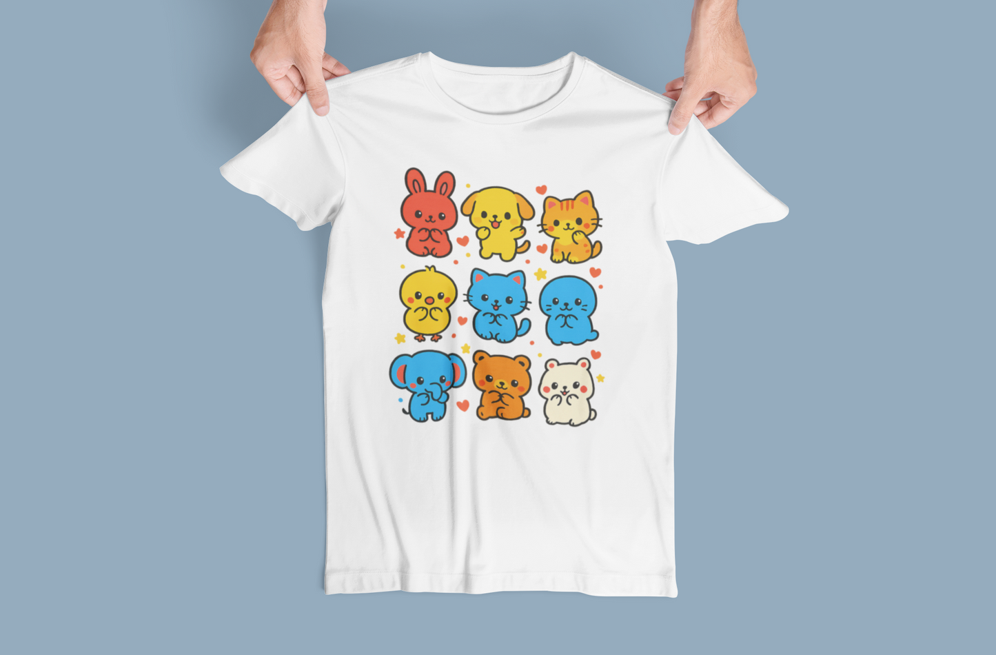 Kawaii Cuddle Crew Girl's T-shirt