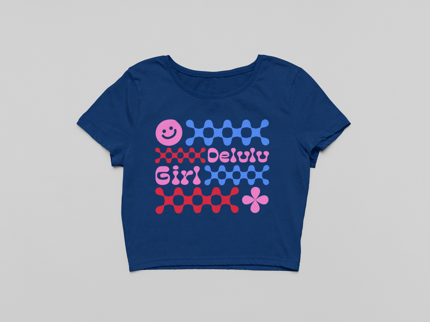 Delulu Girl Crop T-shirt