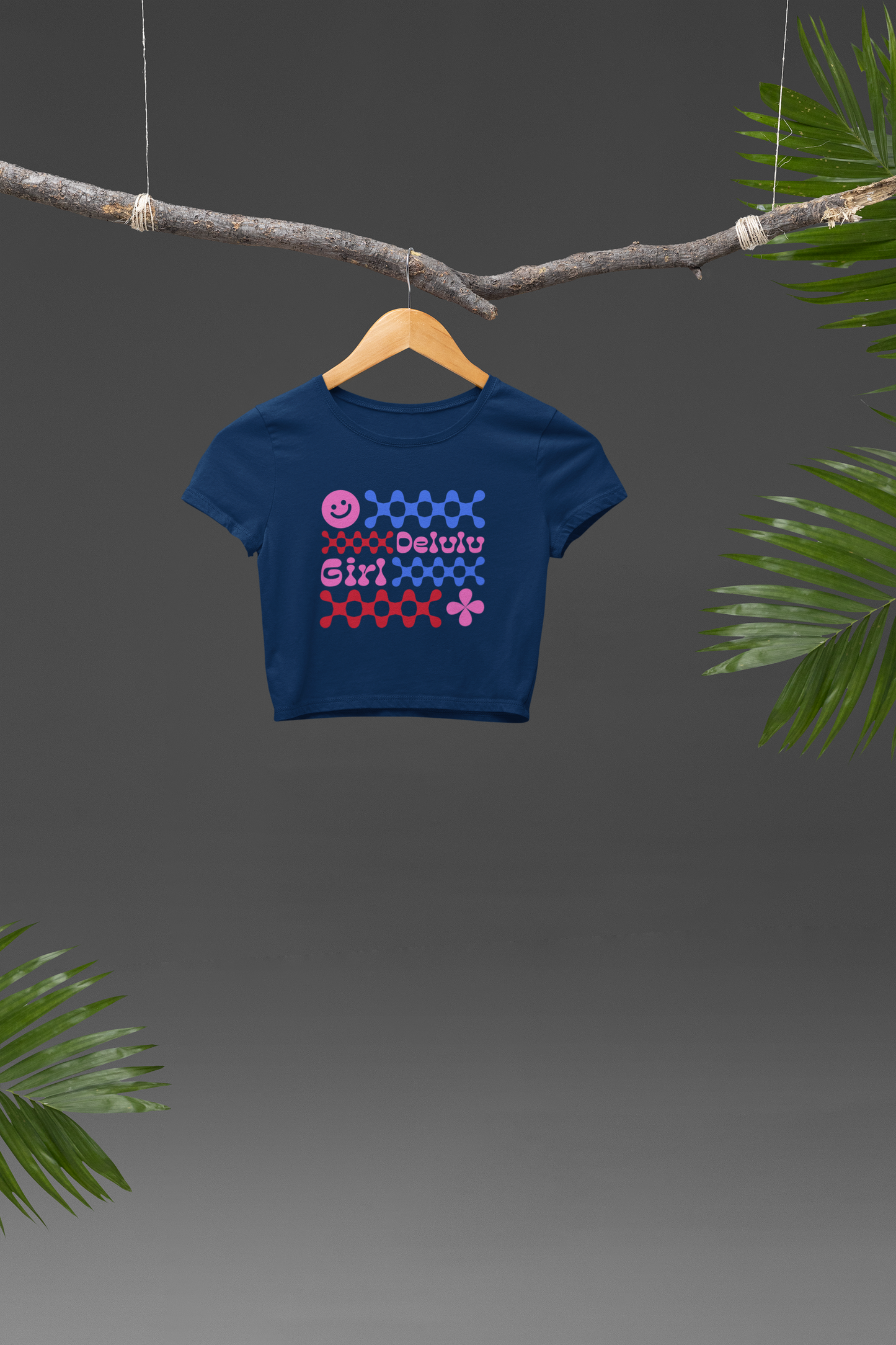 Delulu Girl Crop T-shirt