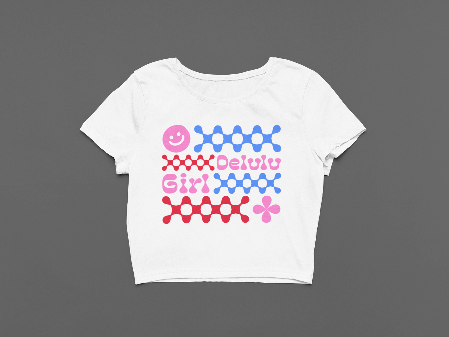 Delulu Girl Crop T-shirt
