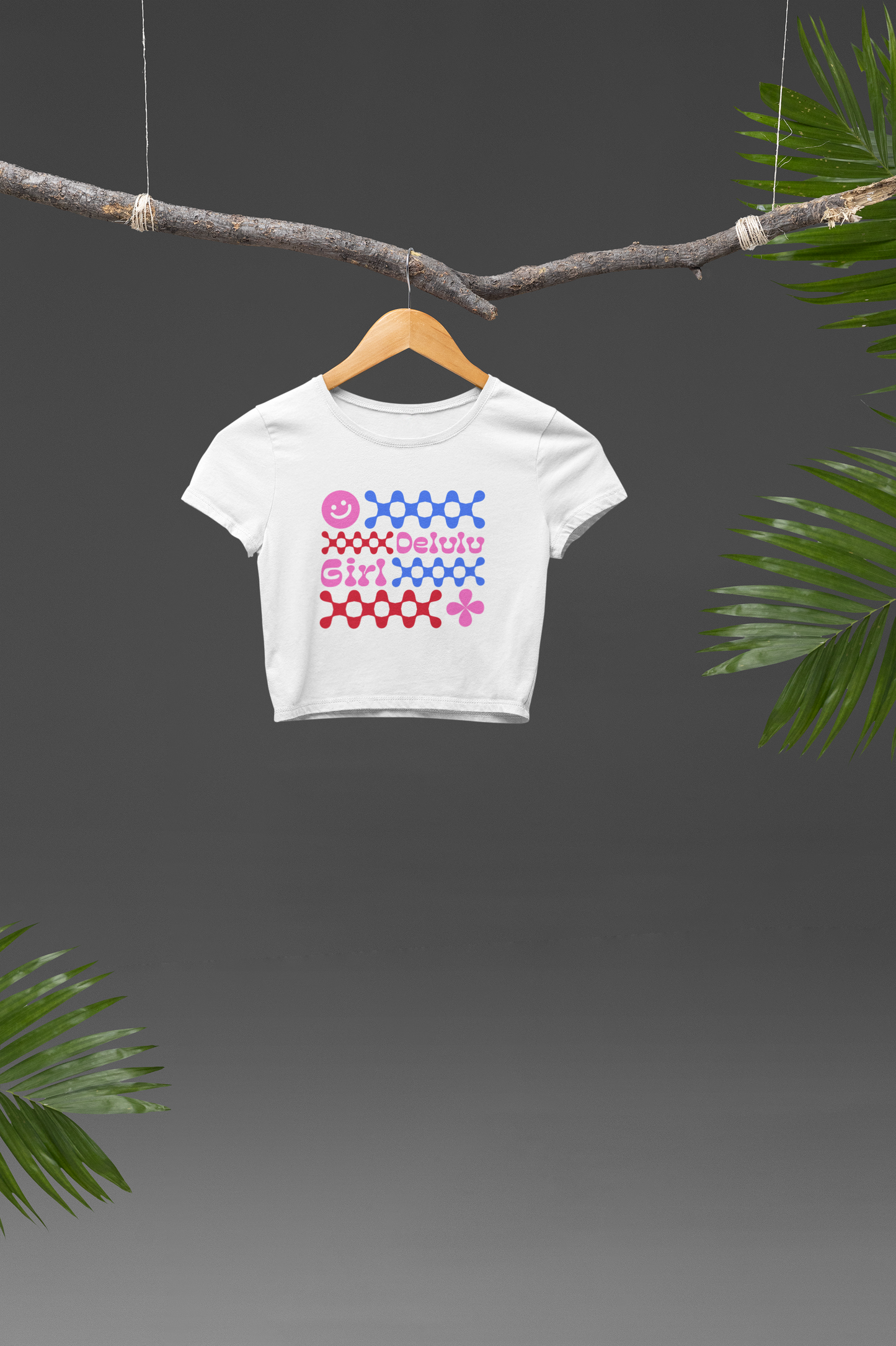 Delulu Girl Crop T-shirt