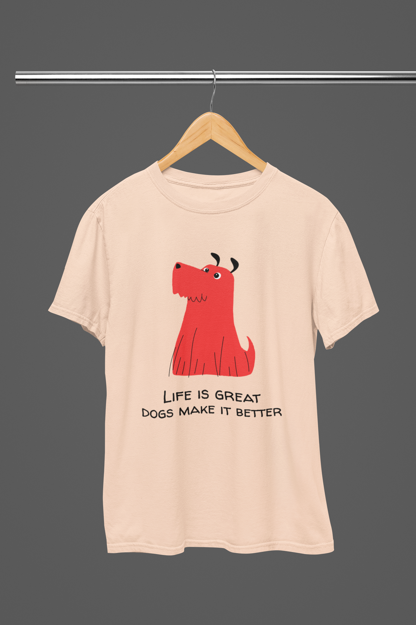 Dogs make Life Better Women T-shirt