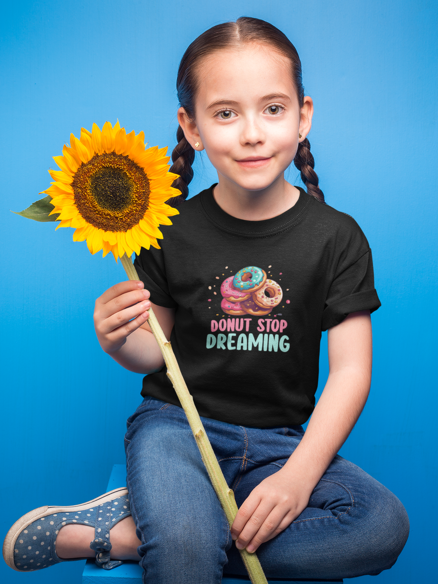 Donut stop Dreaming Girl's T-shirt