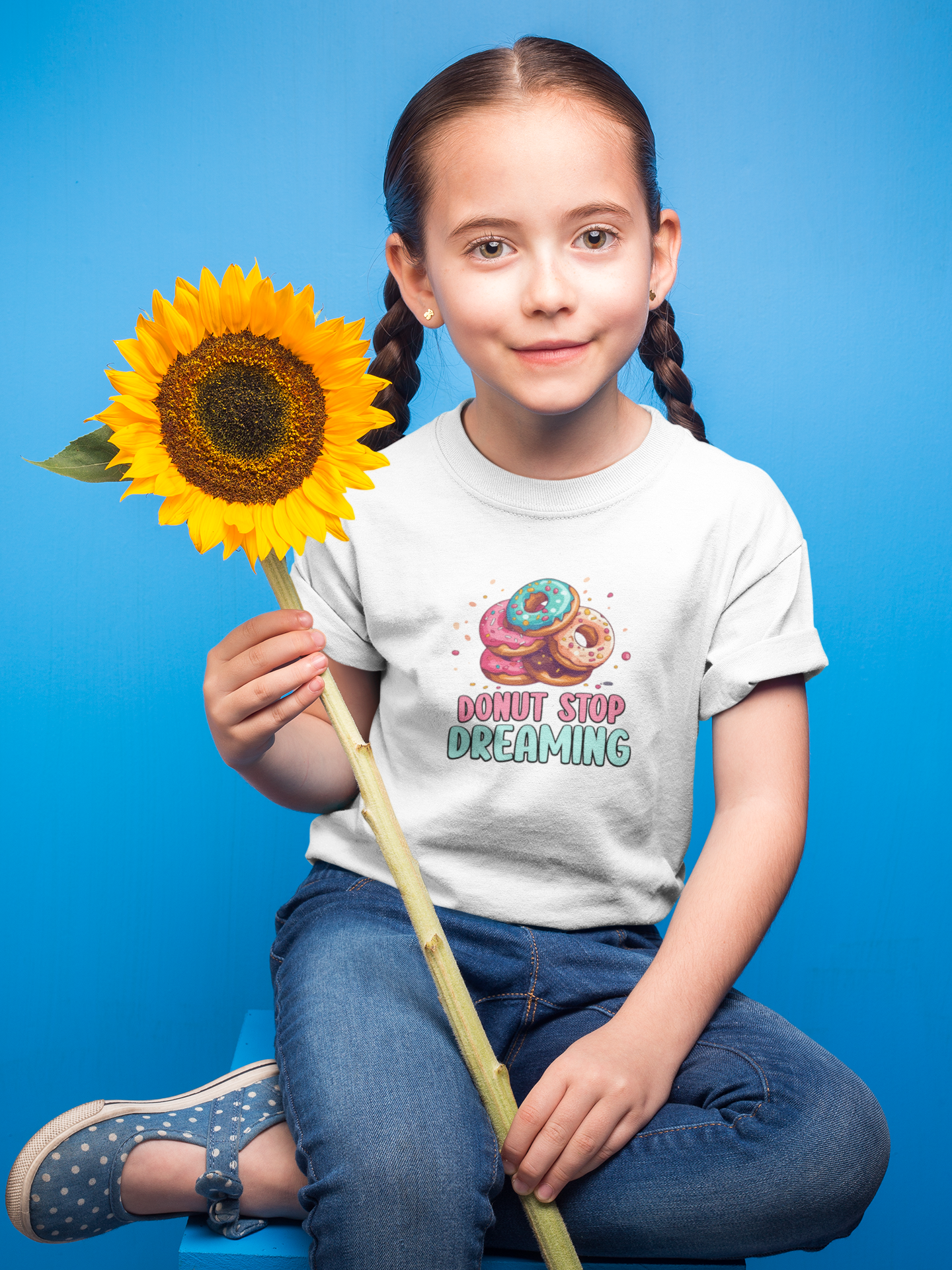 Donut stop Dreaming Girl's T-shirt