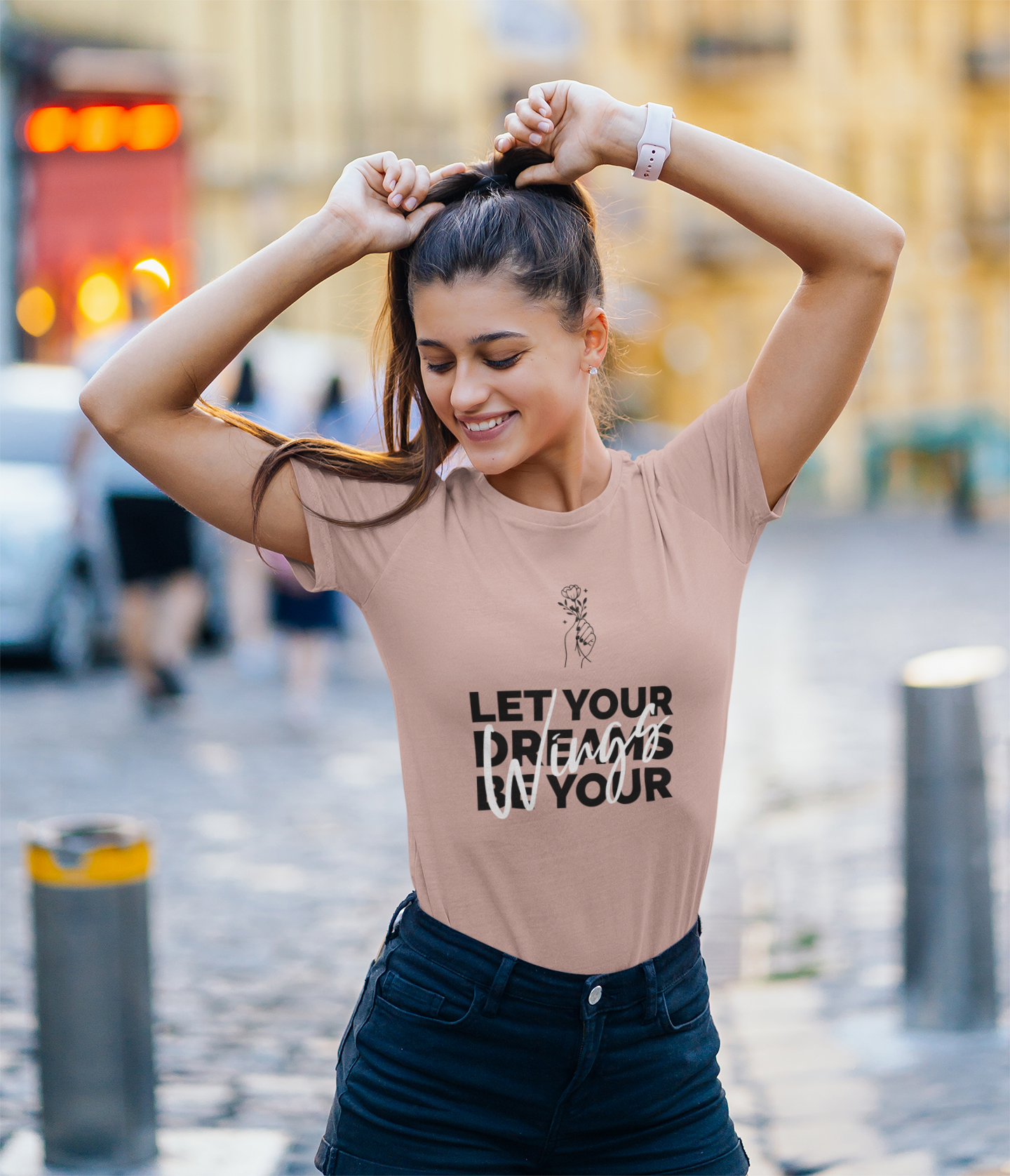 Let your Dreams be your Wings Women T-shirt