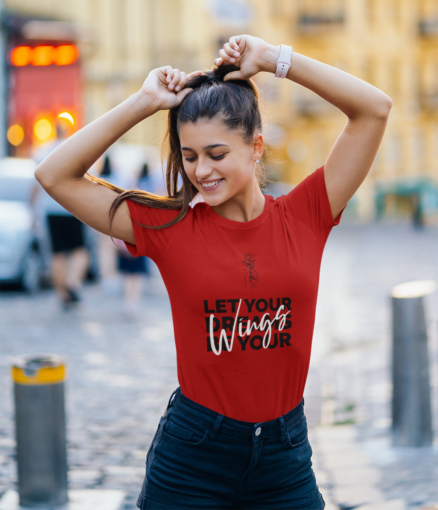 Let your Dreams be your Wings Women T-shirt