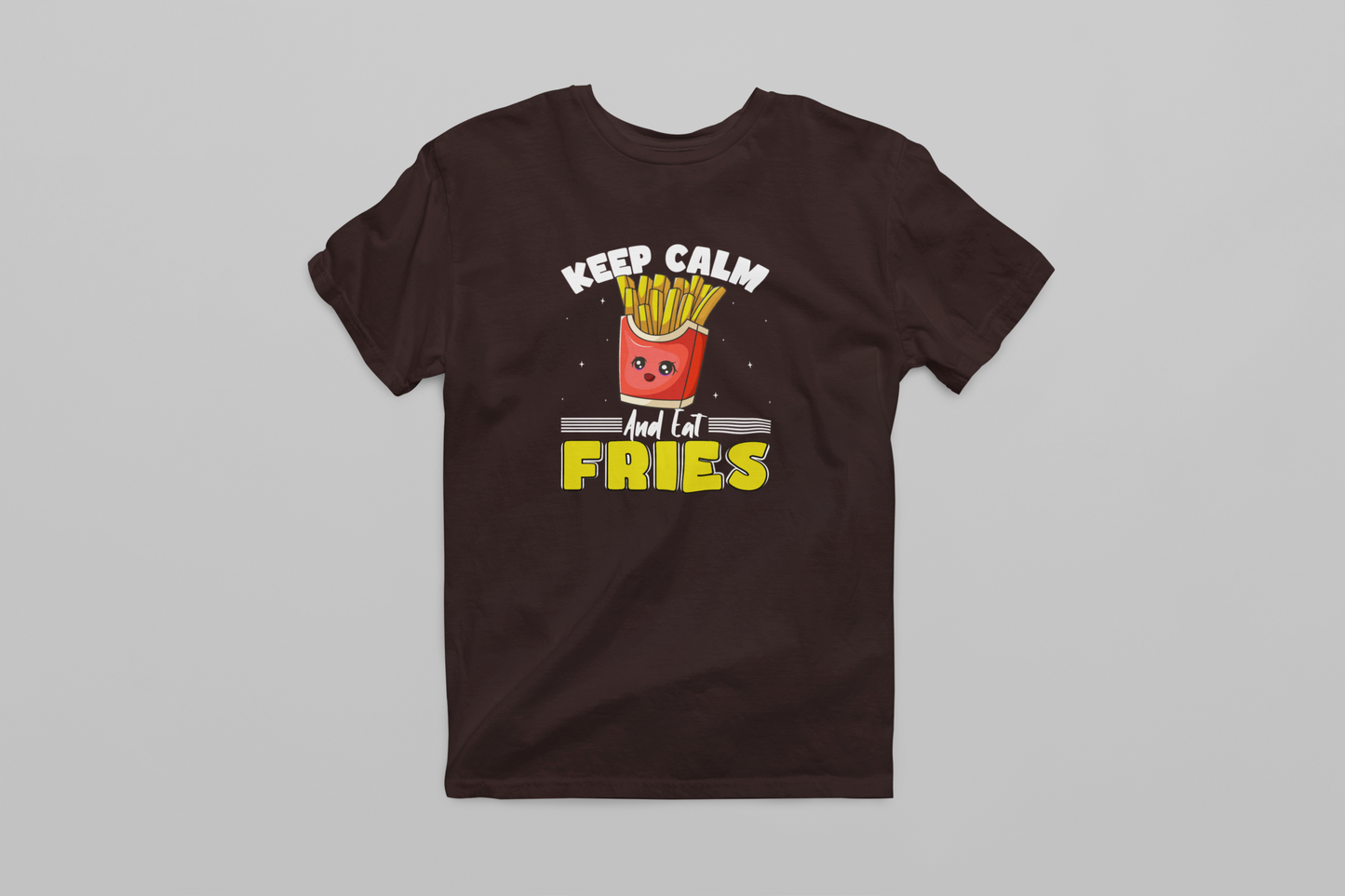 Keep Calm and Eat Fries Women T-shirt