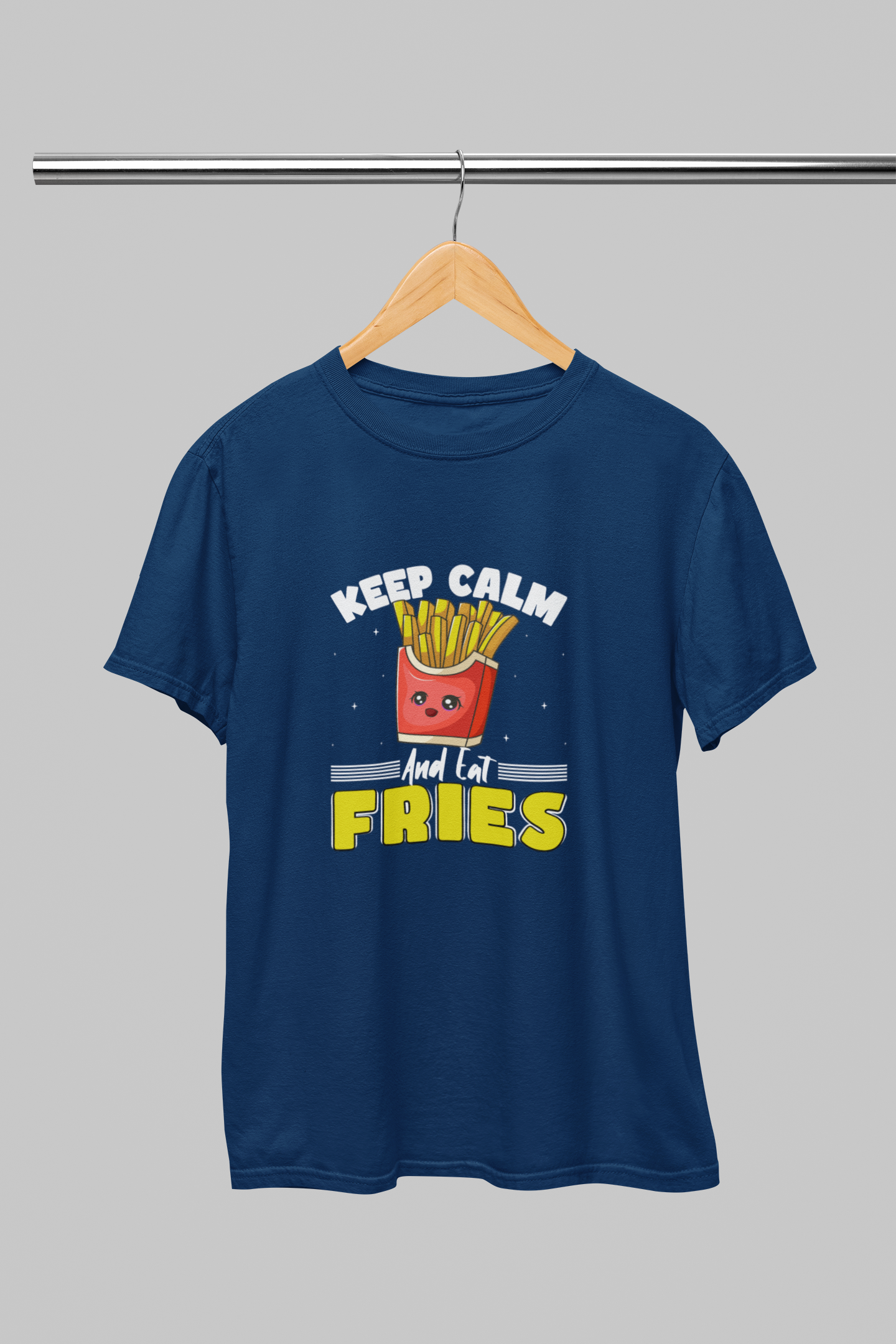 Keep Calm and Eat Fries Women T-shirt