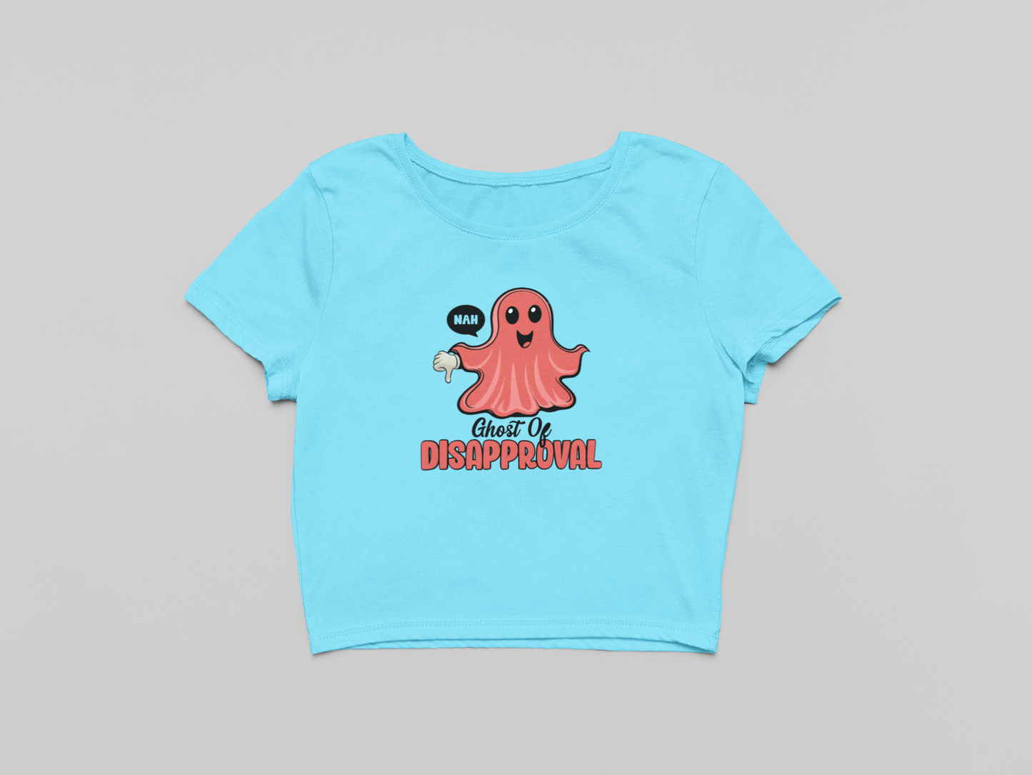 Ghost of Disapproval Crop T-shirt