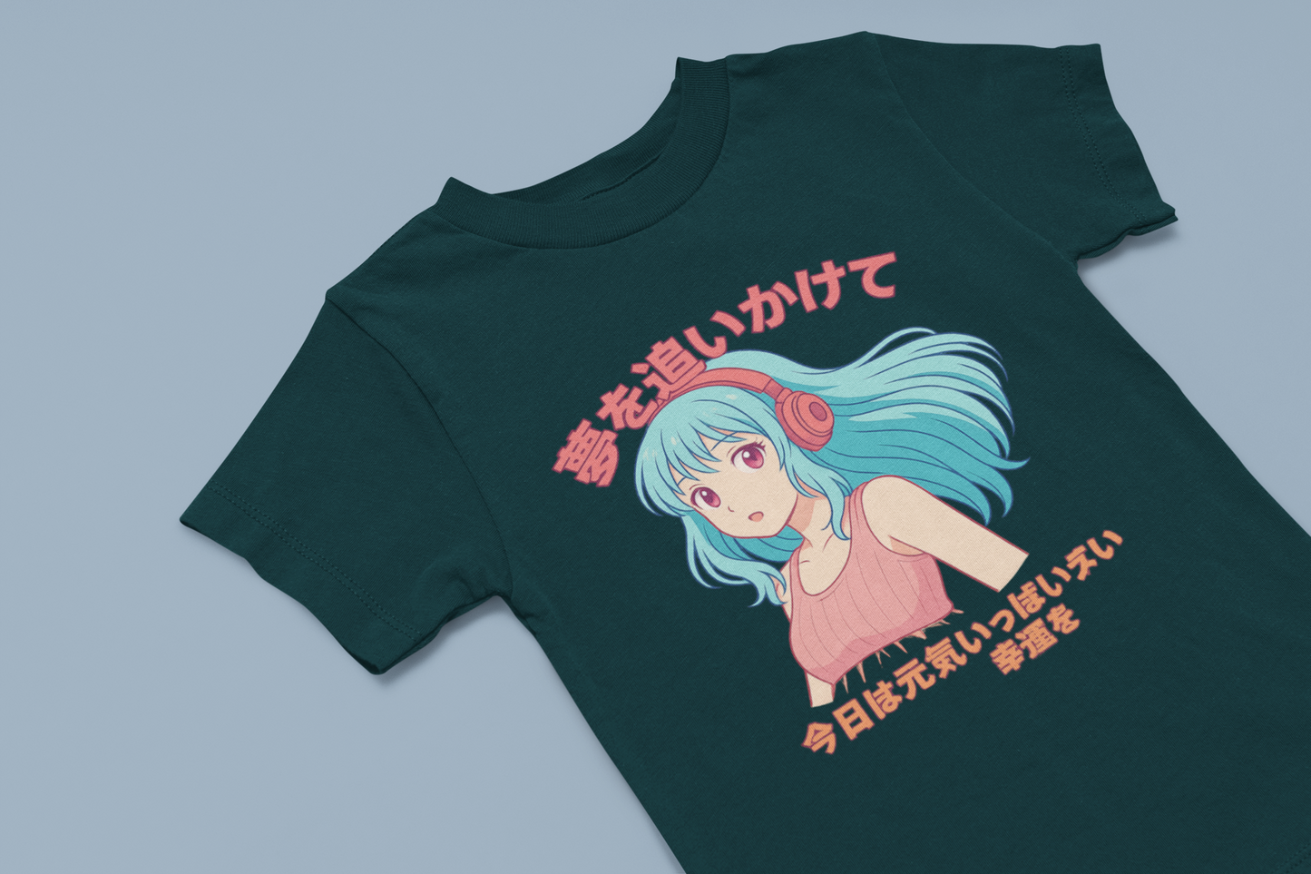 Chase your Dreams Anime Girl's T-shirt