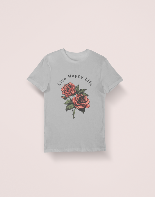 Live Happy Life Women T-shirt