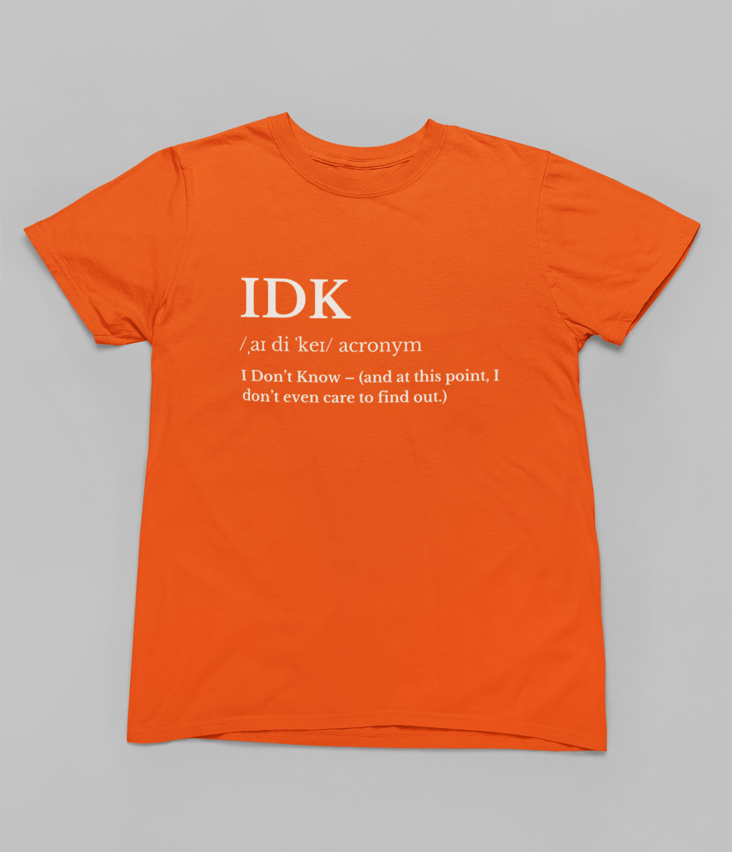 IDK - Zero Energy Mode T-shirt