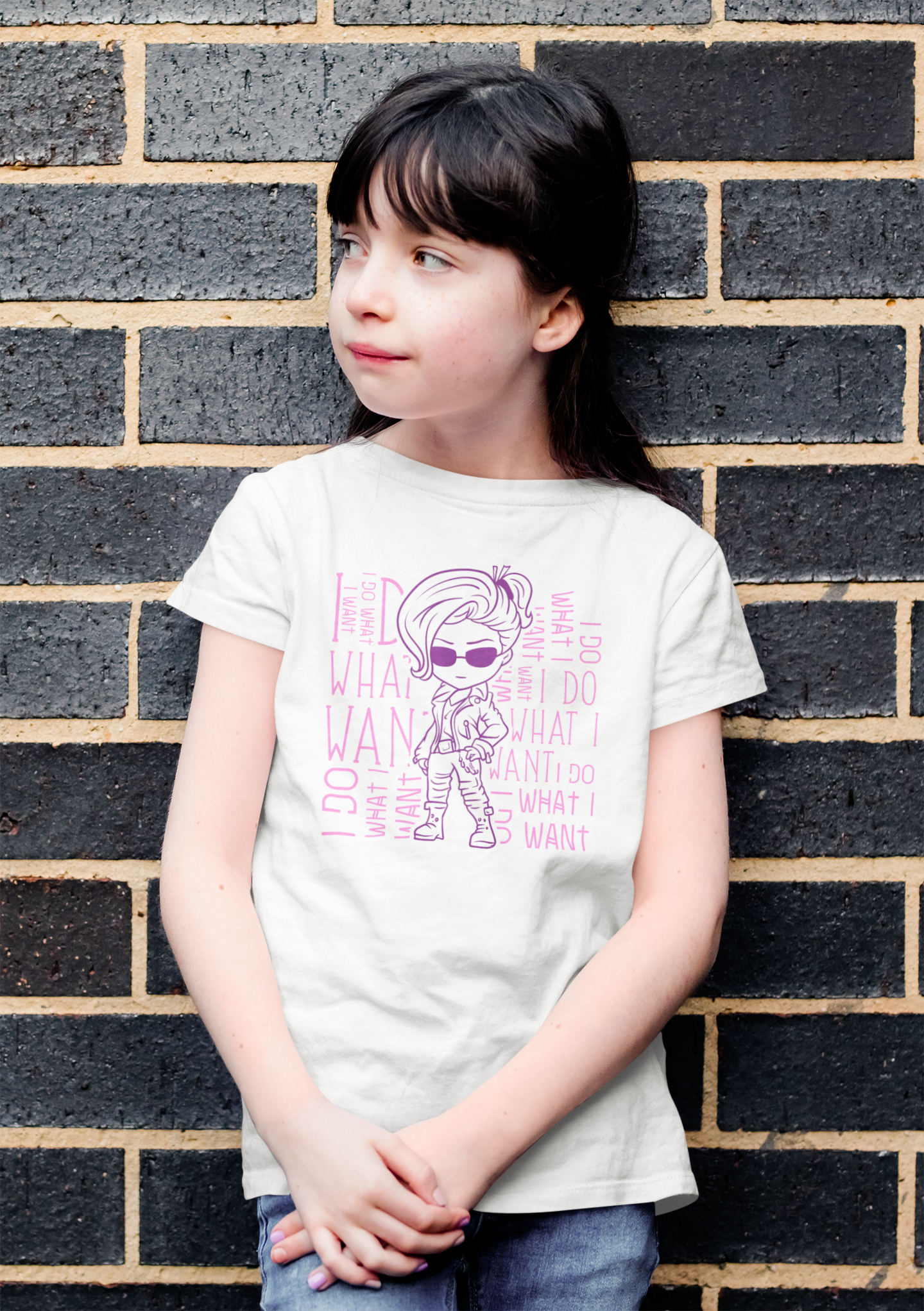 I do what I want Girl's T-shirt