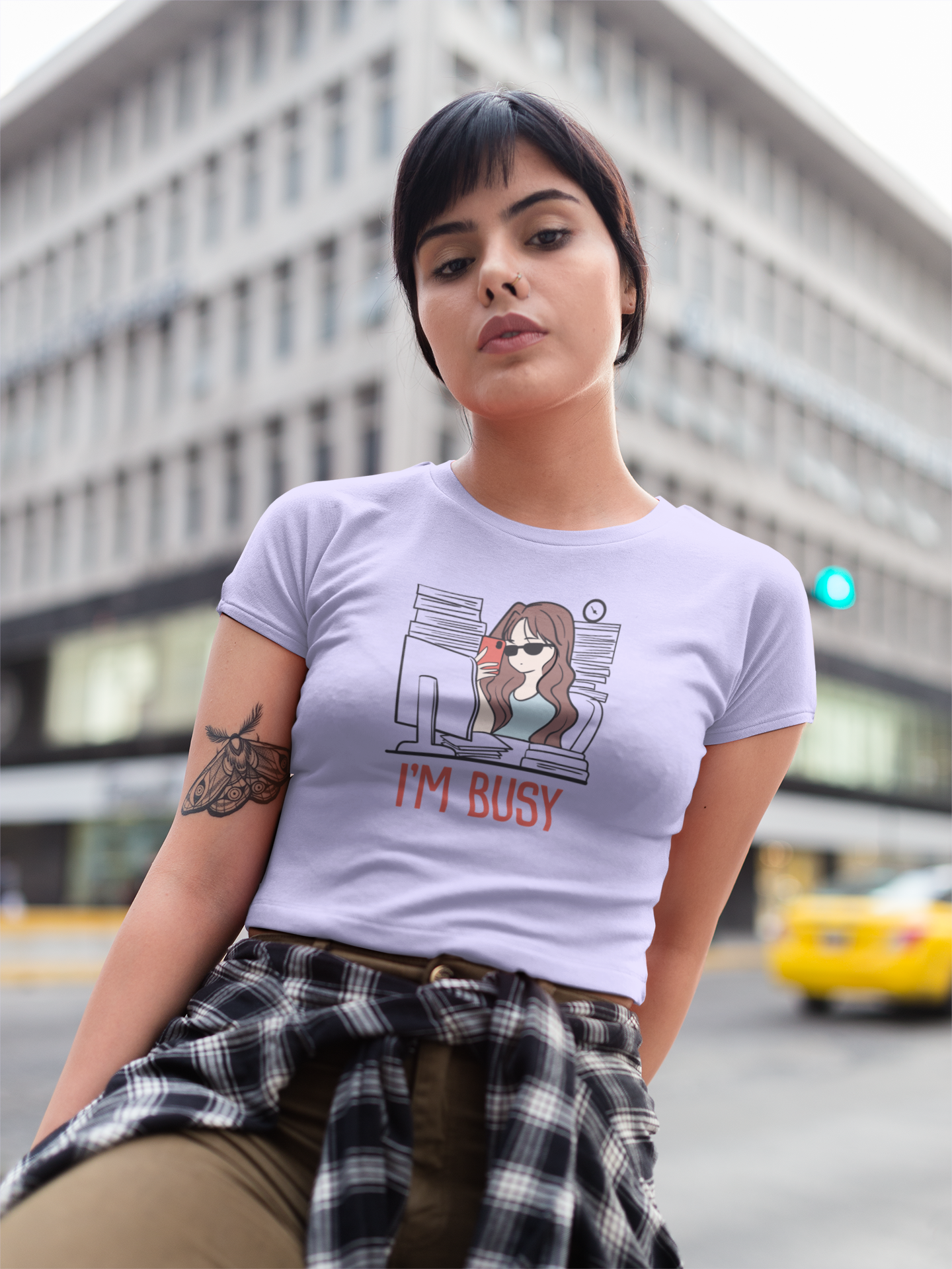 Too busy Crop T-shirt