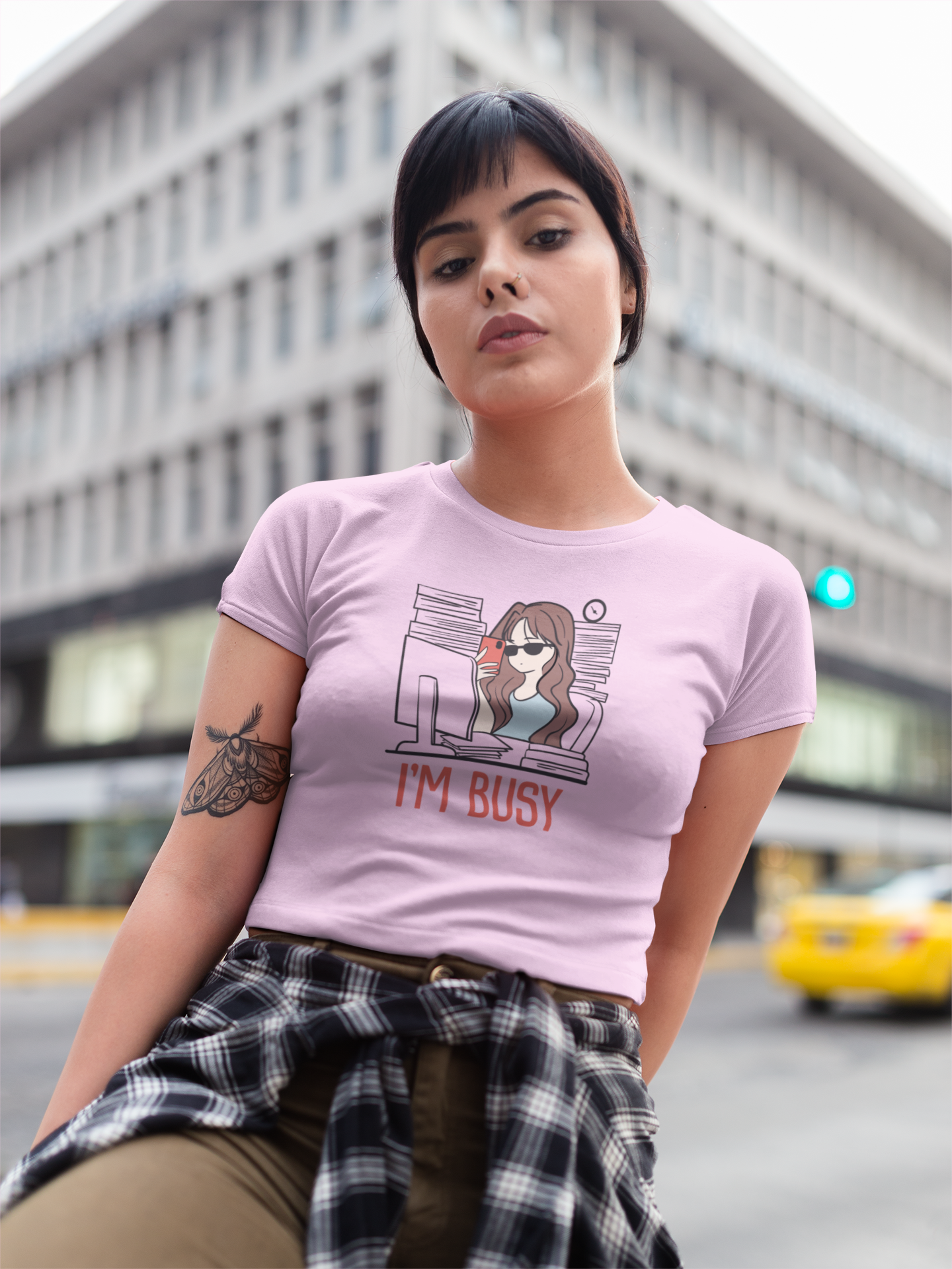Too busy Crop T-shirt