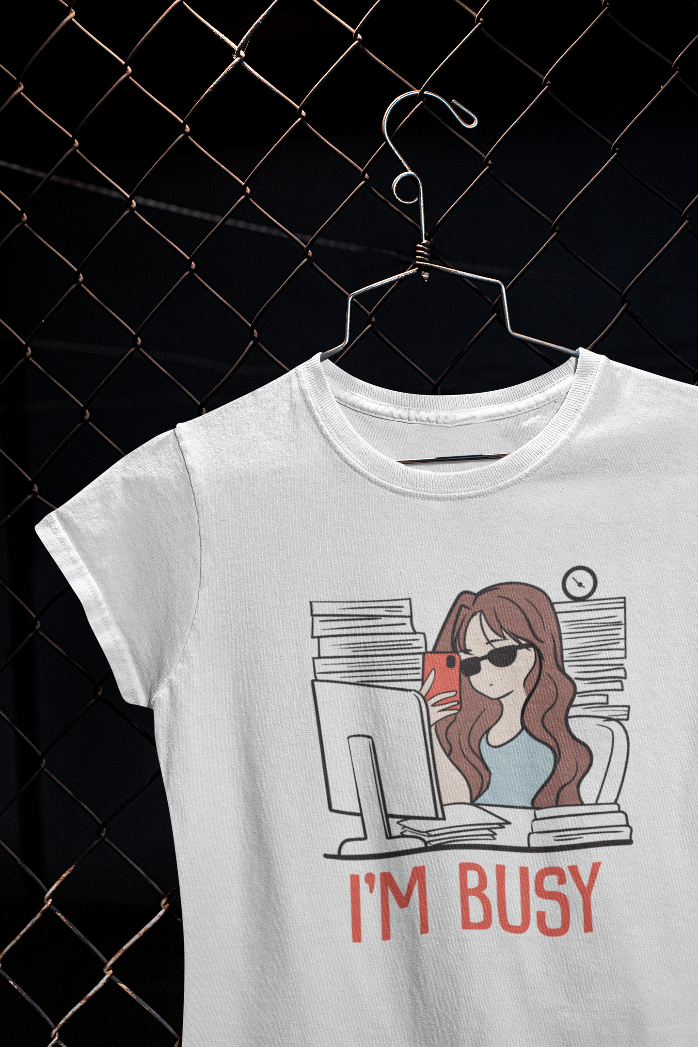 Too busy Crop T-shirt