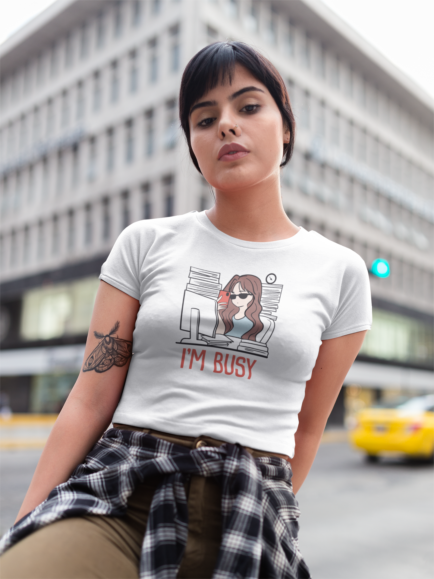 Too busy Crop T-shirt