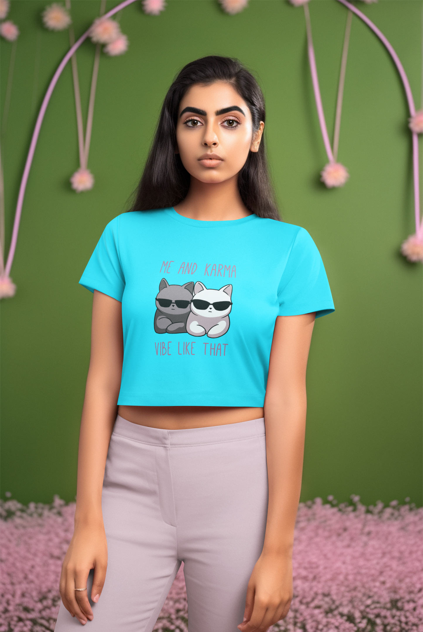 Me & Karma Crop T-shirt