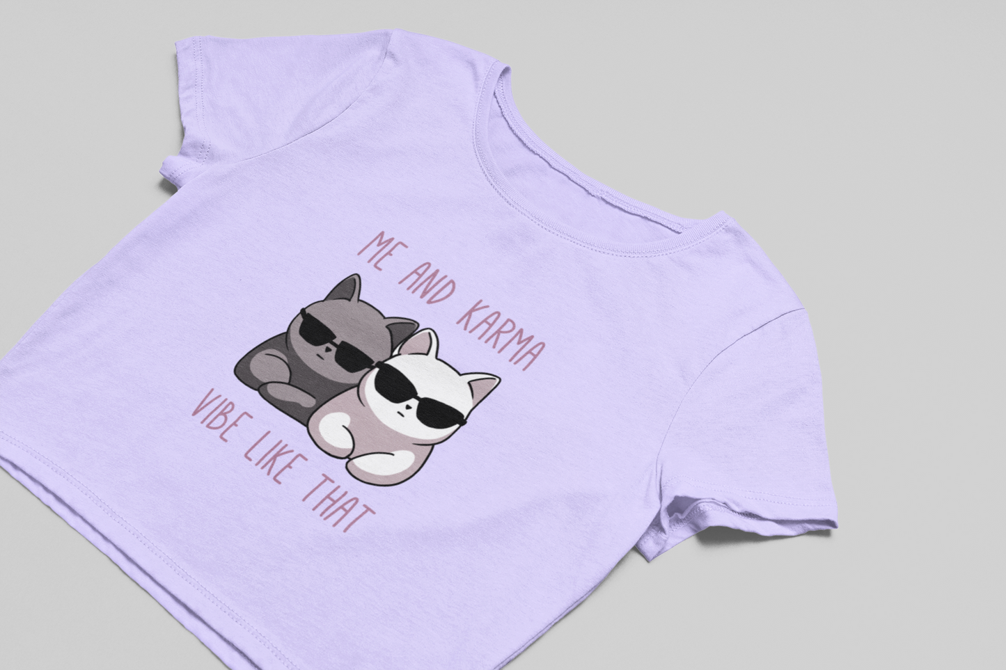 Me & Karma Crop T-shirt