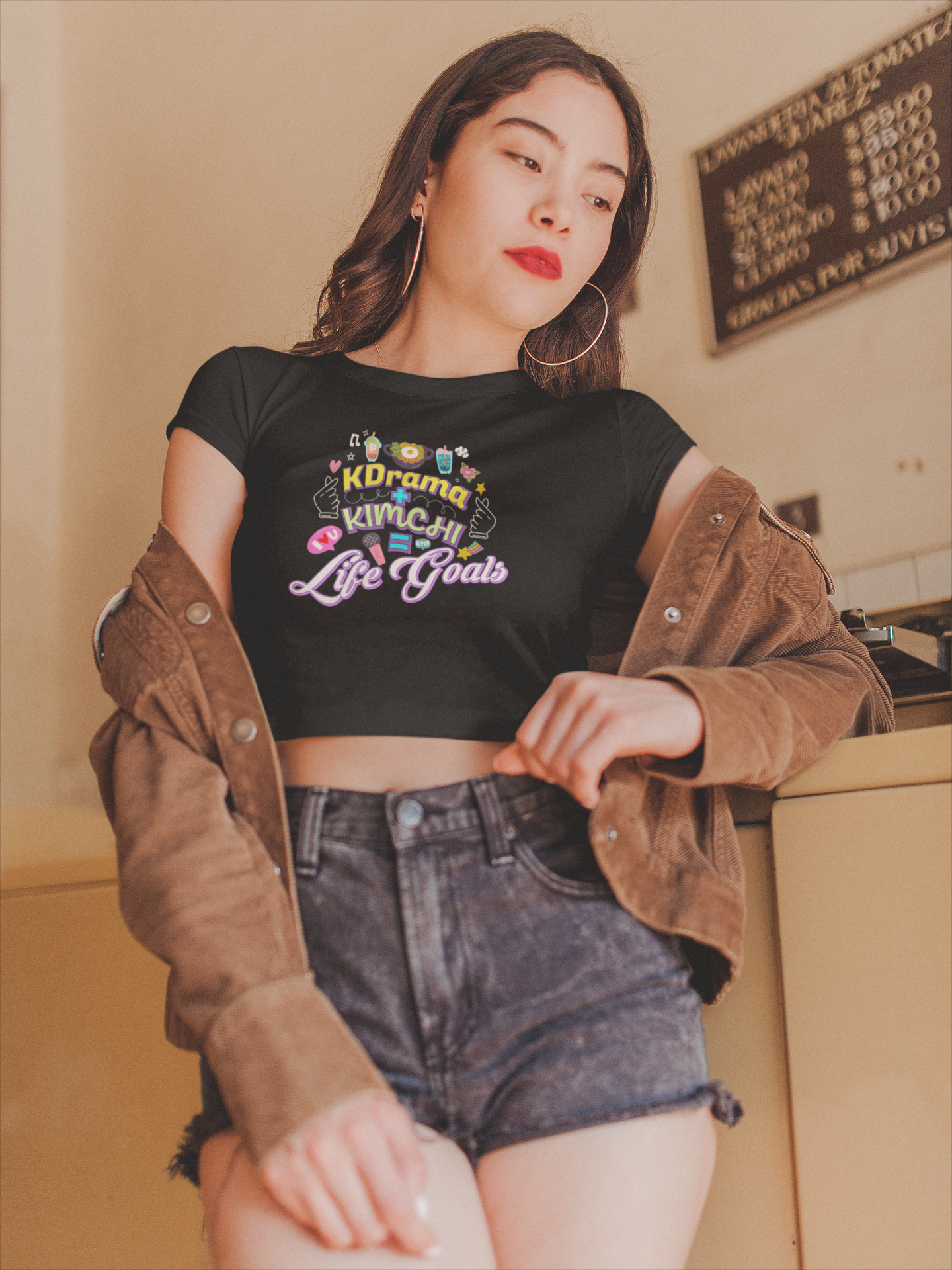 KDrama Crop T-shirt