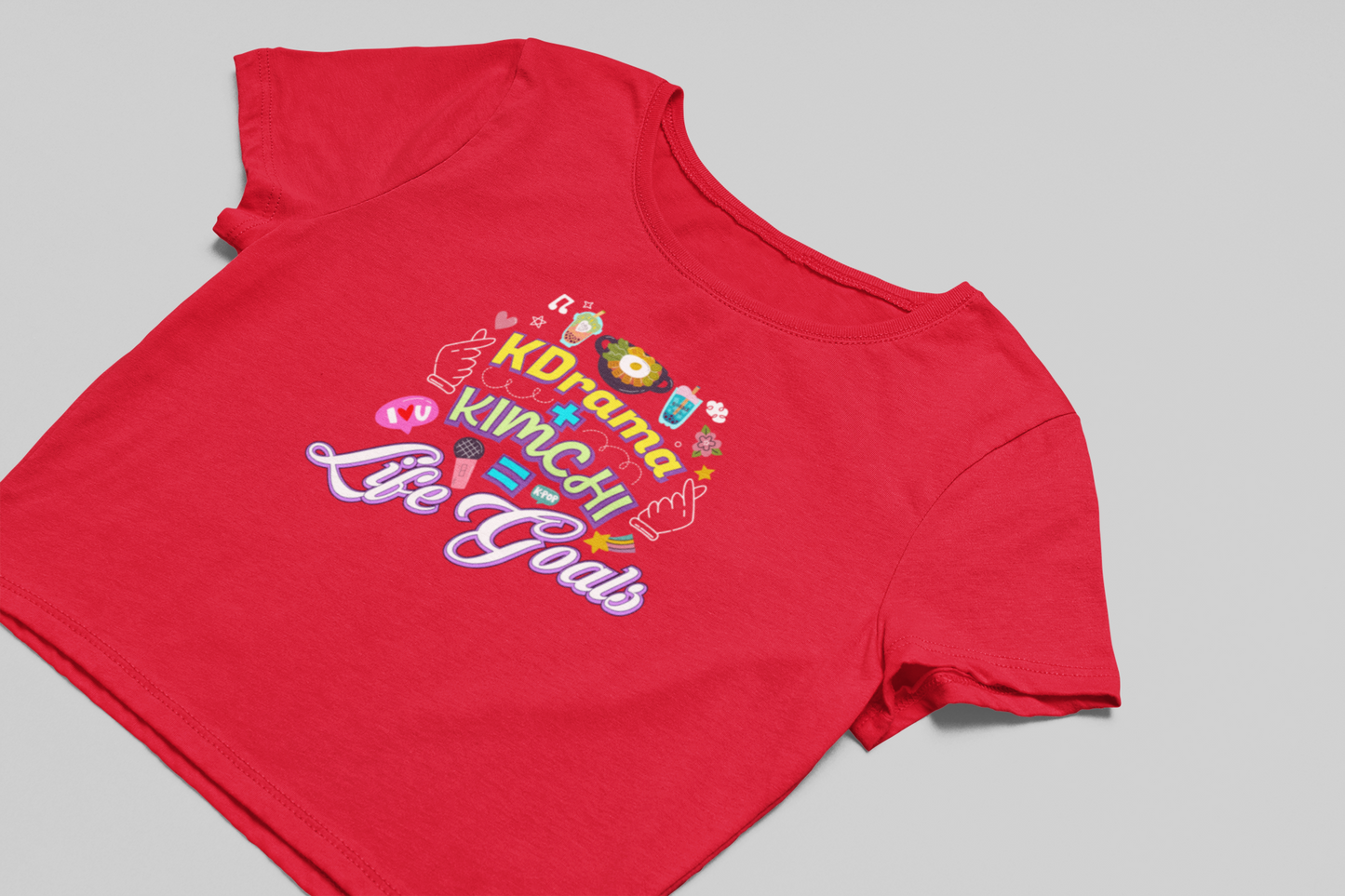 KDrama Crop T-shirt