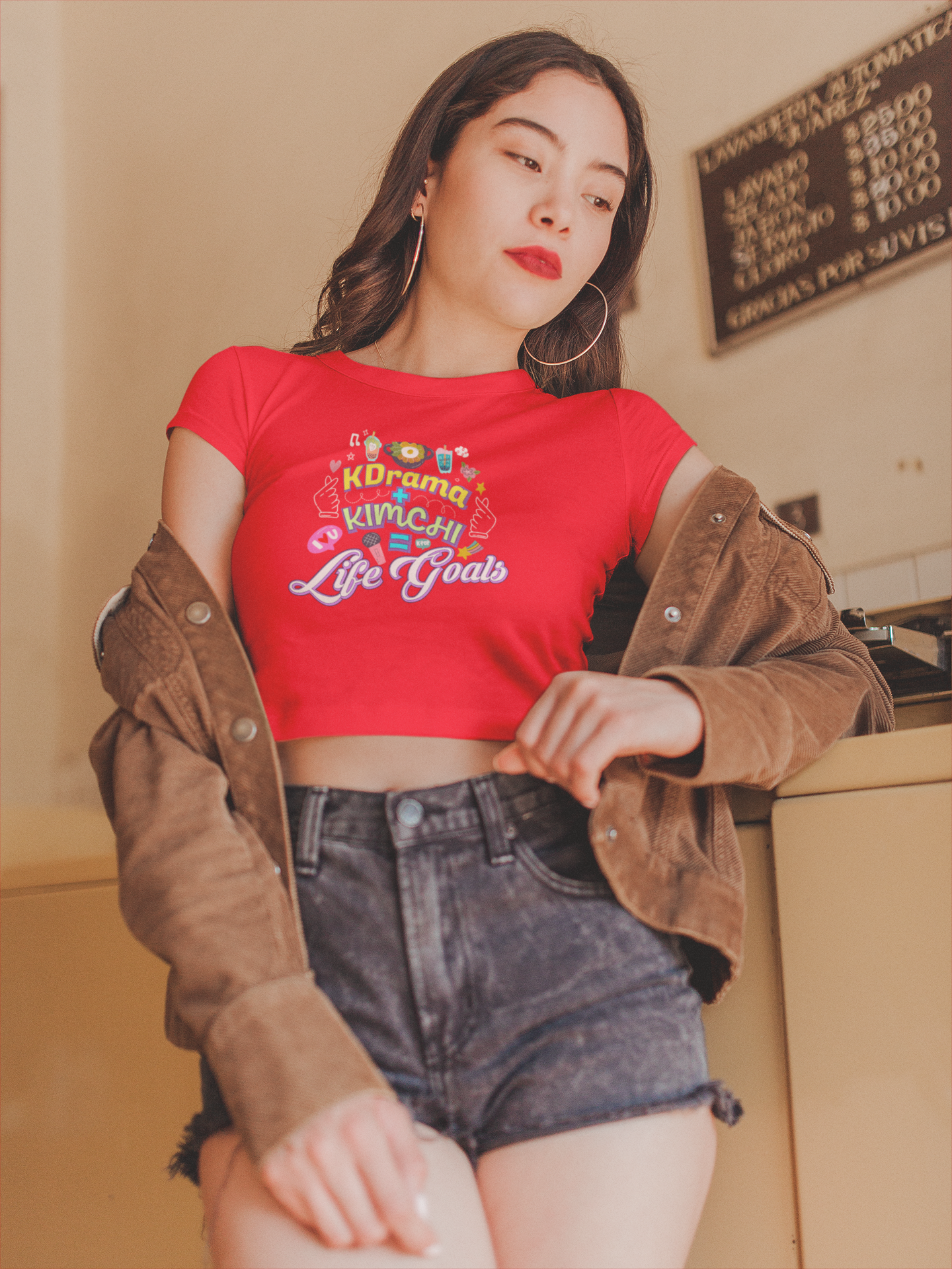 KDrama Crop T-shirt