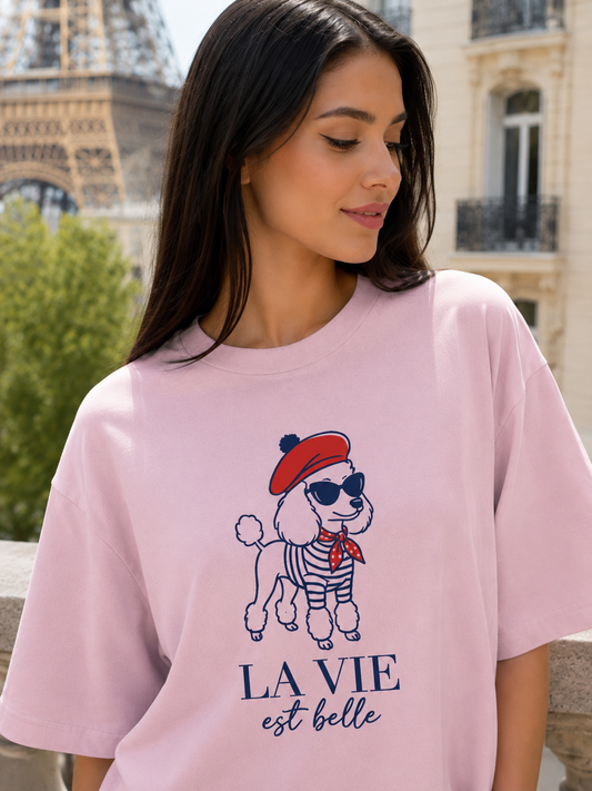 La Vie est Belle Oversized T-Shirt