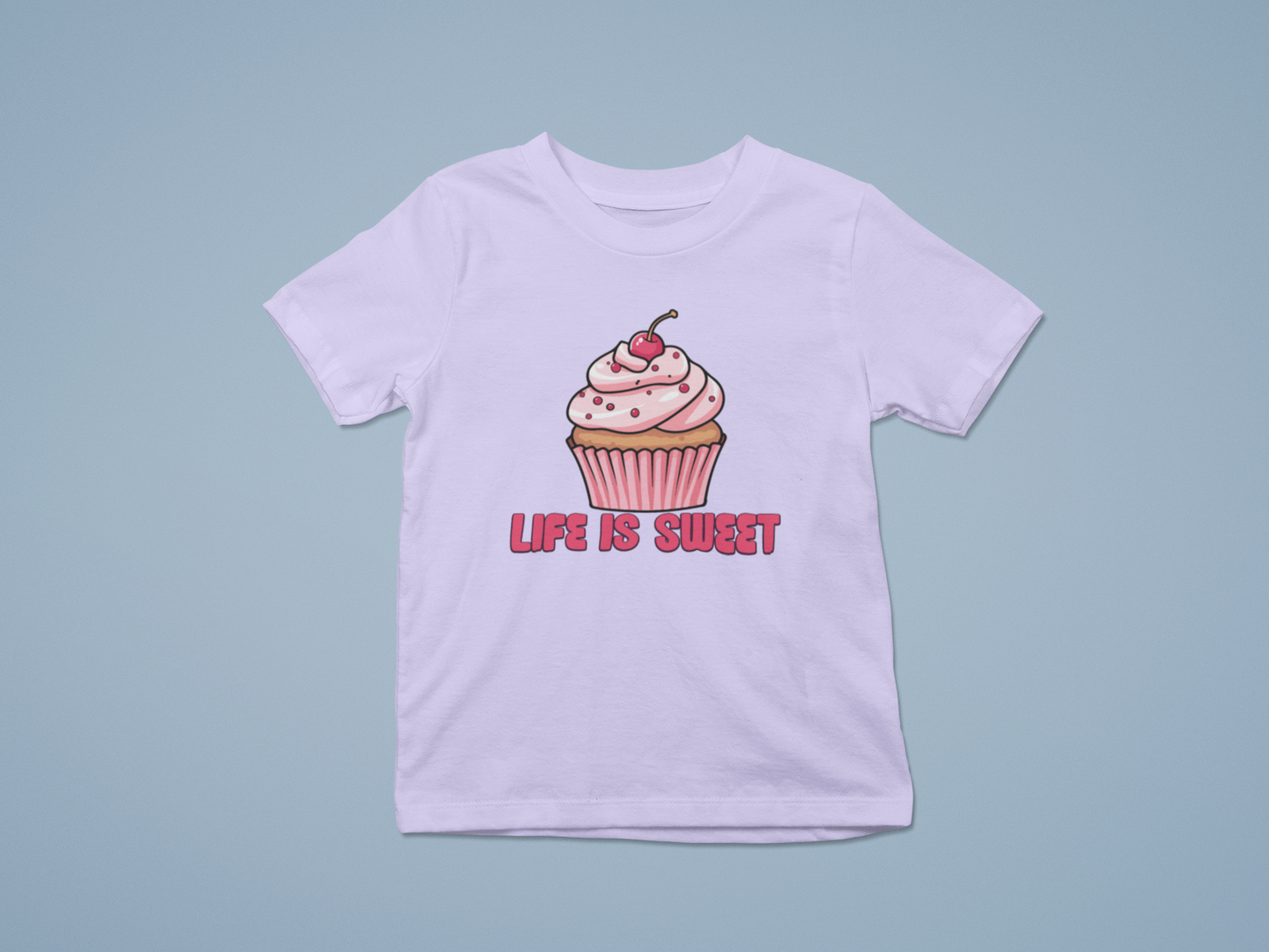 Life is sweet Cupcake Girl's T-shirt