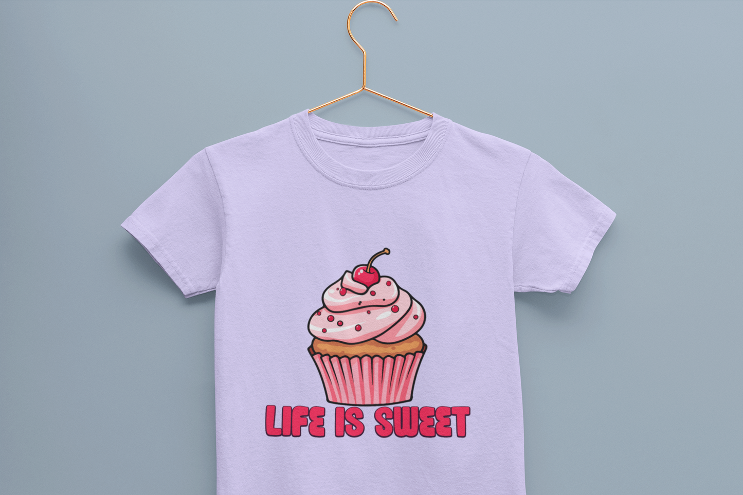 Life is sweet Cupcake Girl's T-shirt