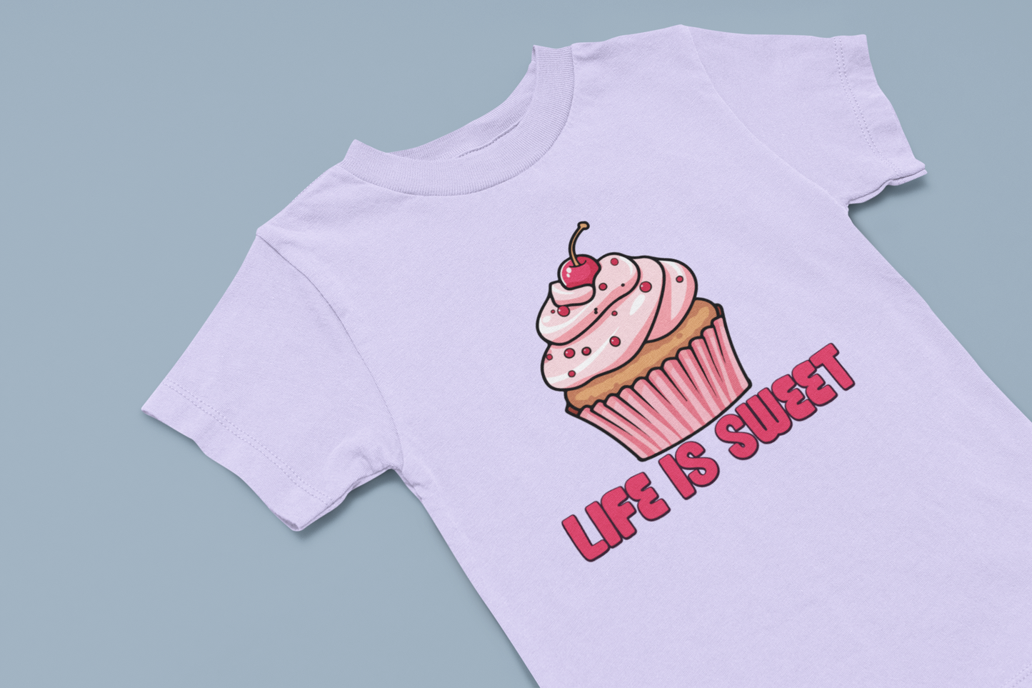 Life is sweet Cupcake Girl's T-shirt