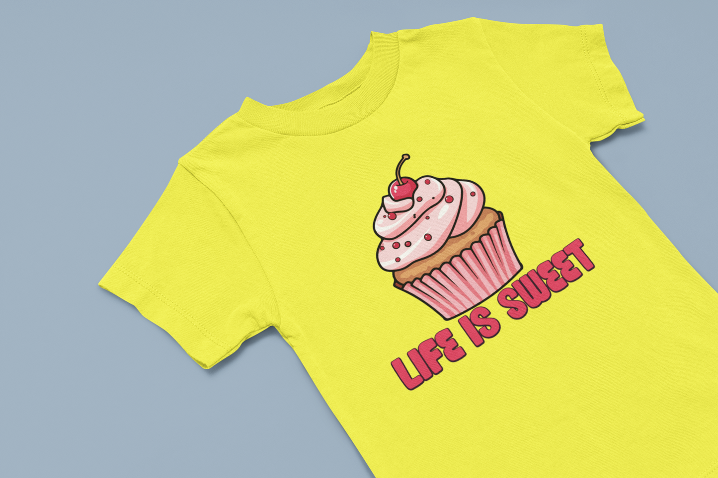 Life is sweet Cupcake Girl's T-shirt
